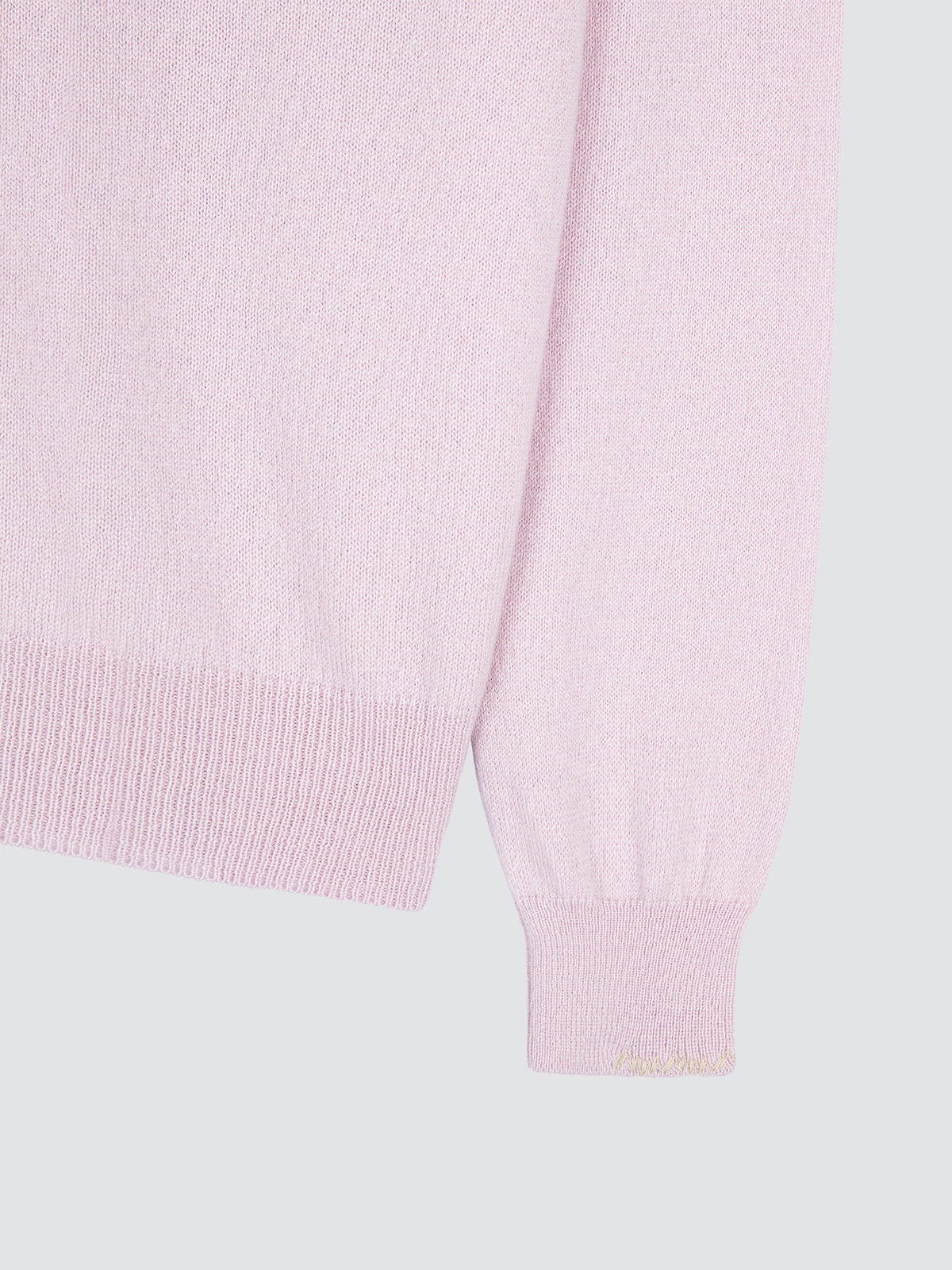 Pullover aus pastellrosa Kaschmir