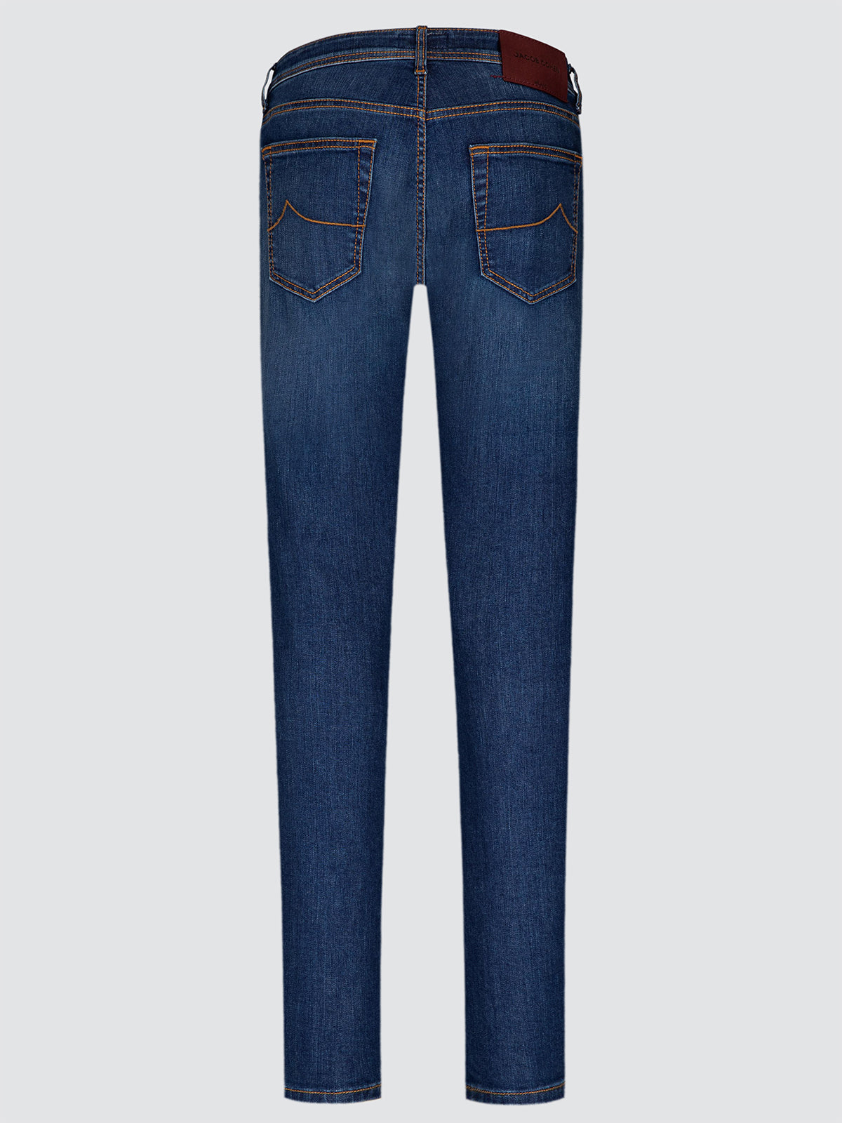 Bard Jeans in Medium Blue Super Stretch Denim with Vintage Wash
