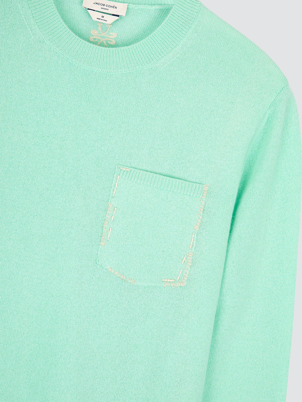 Pullover van Mintgroen Kasjmier