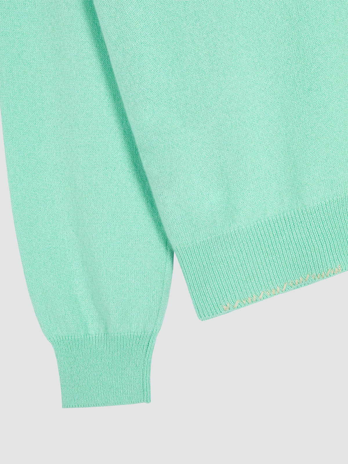 Pullover van Mintgroen Kasjmier