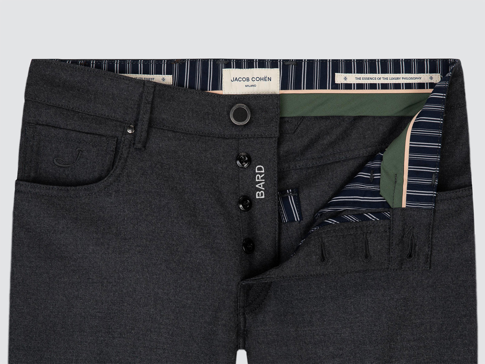 Bard - Comfort Flannel Pants Dark Grey