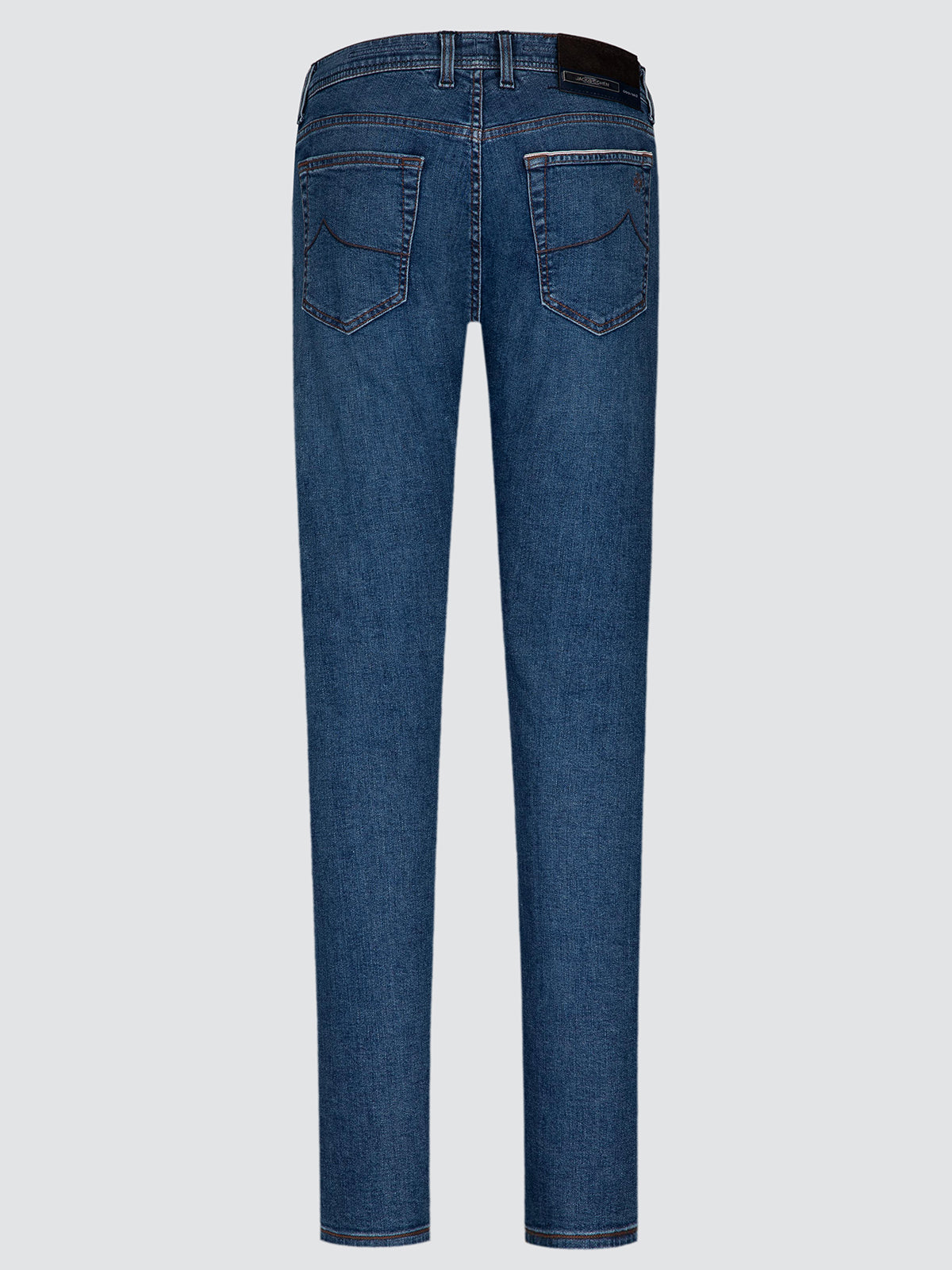 Bard LTD Jeans in Medium Blue Stretch Selvedge Denim