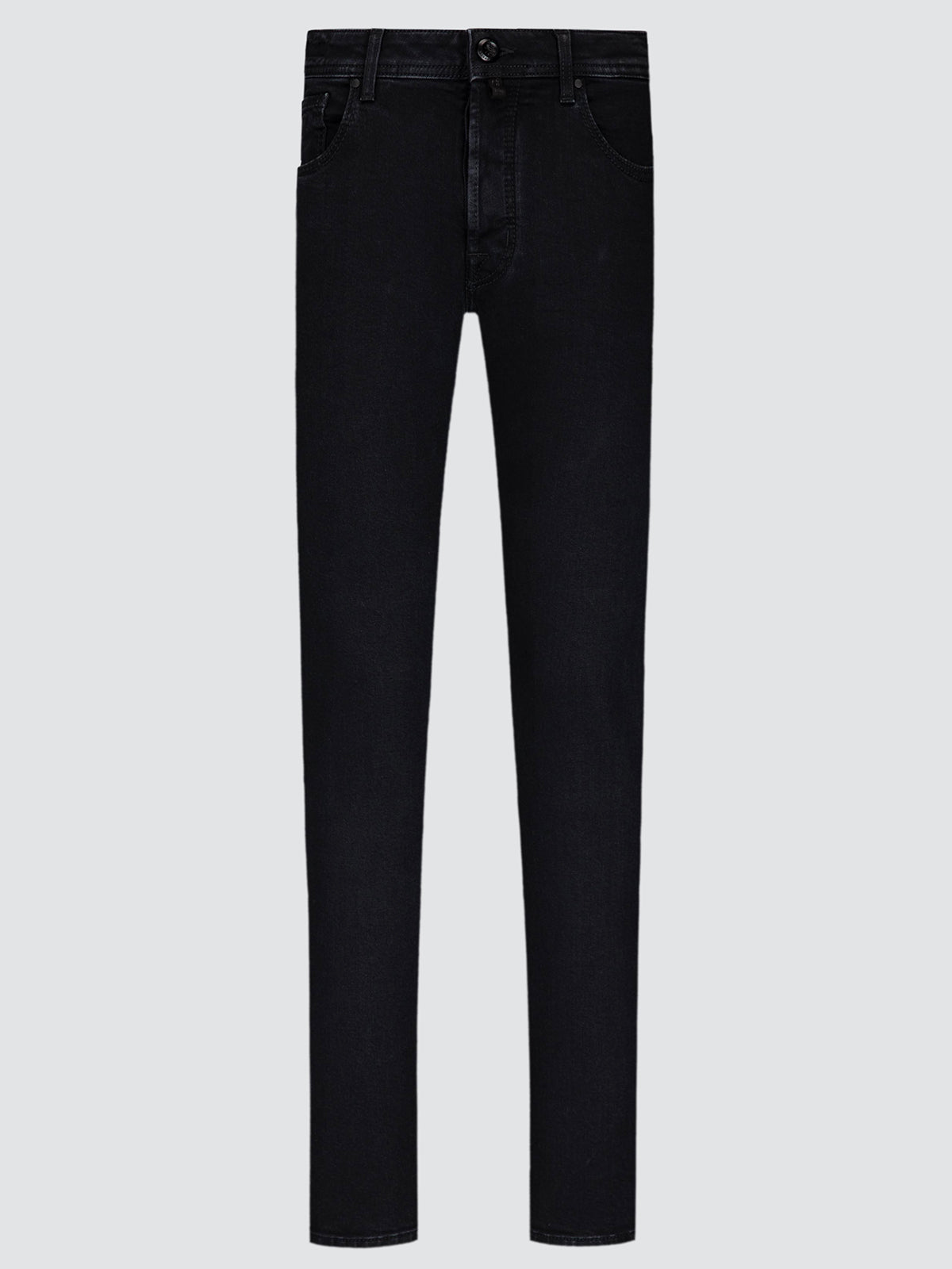 Bard Jeans in Black Stretch Denim with Vintage Wash