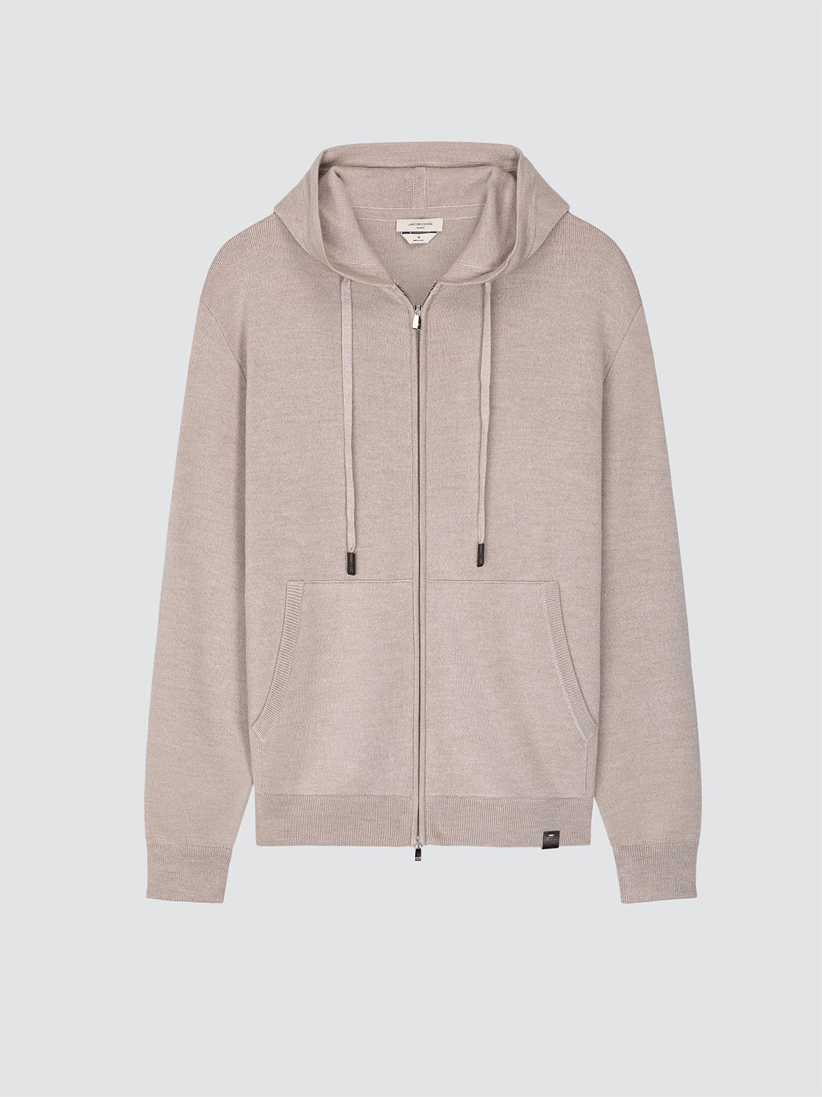 Kapuzenpullover aus Wolle und Seide
