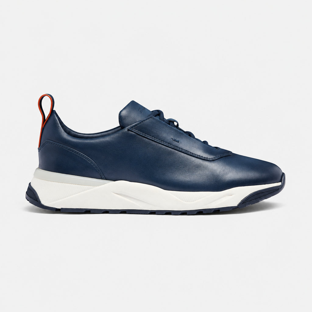 Blue Leather Innova Sneakers