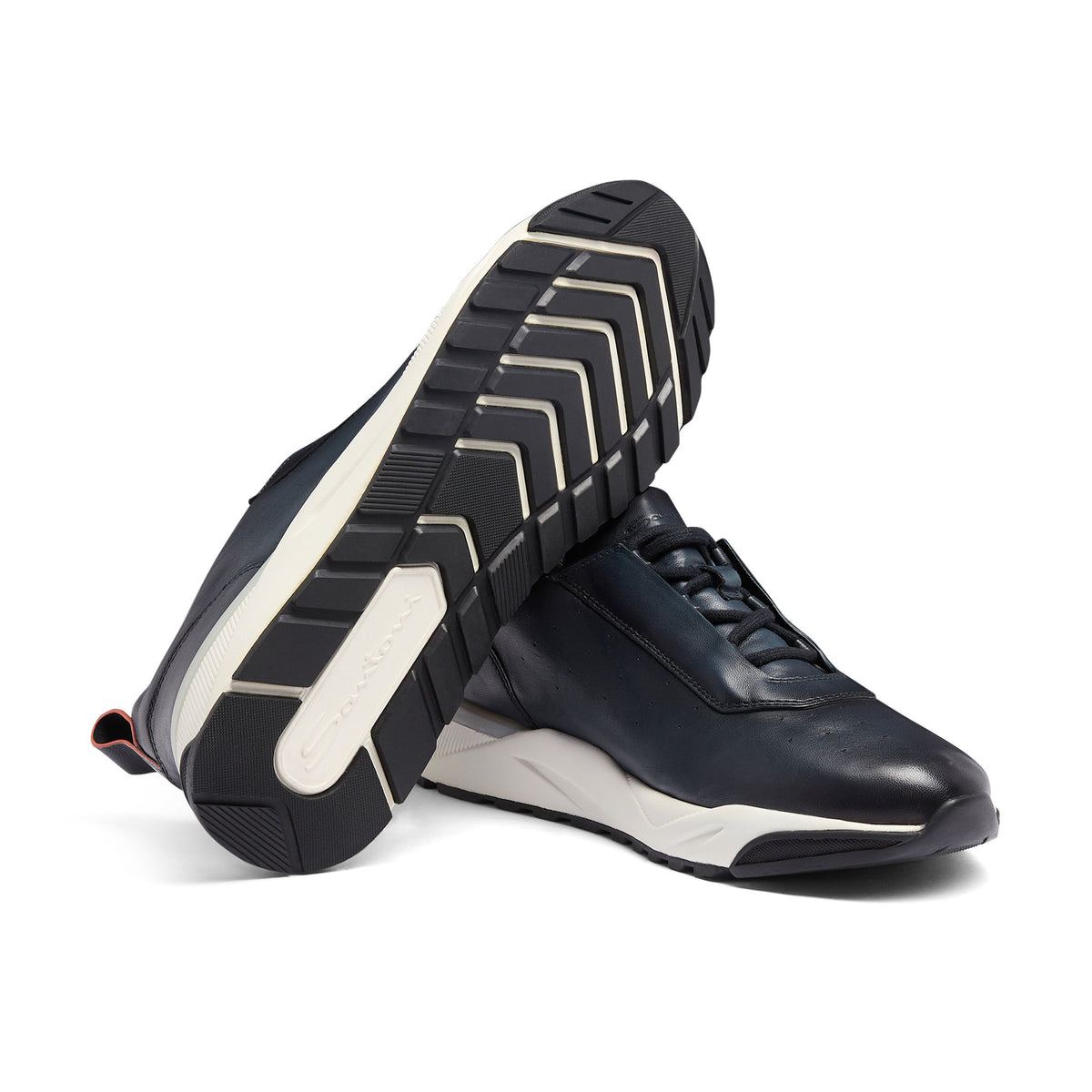 Blue Leather Innova Sneakers