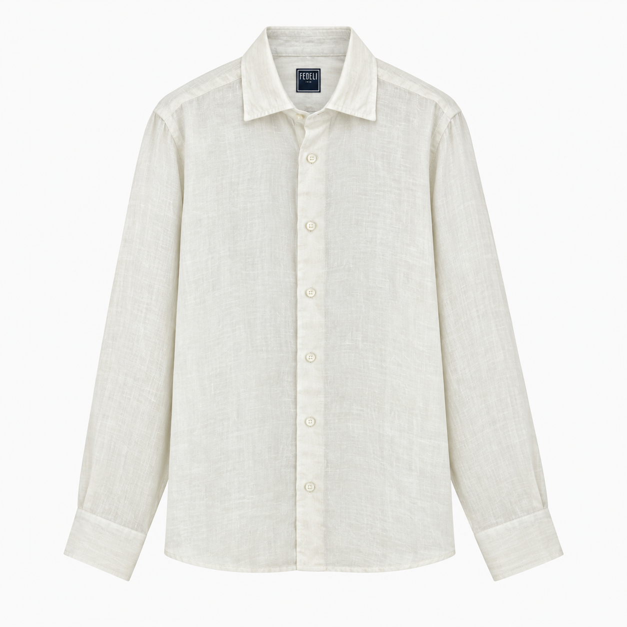Nick Ice White Linen Shirt