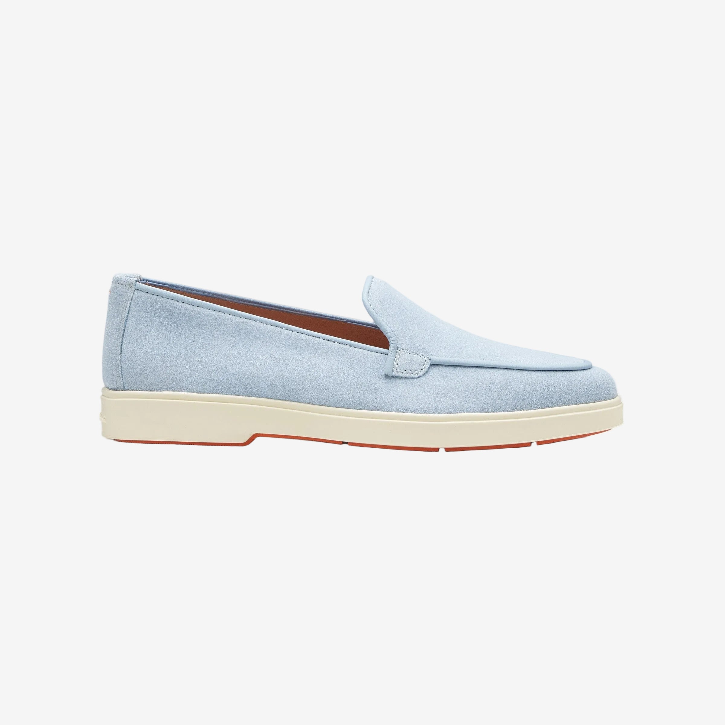 Light Blue Suede Loafer