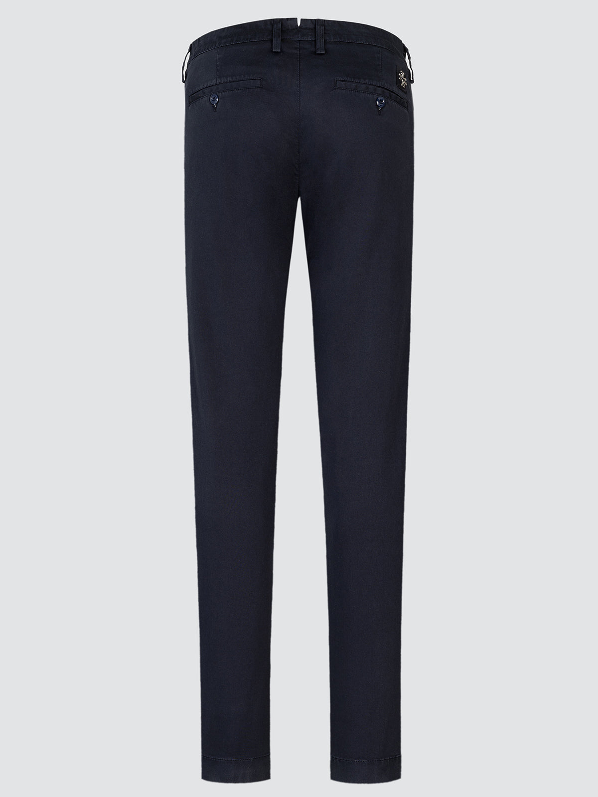 Bobby Chinohose aus marineblauer Stretch-Baumwolle