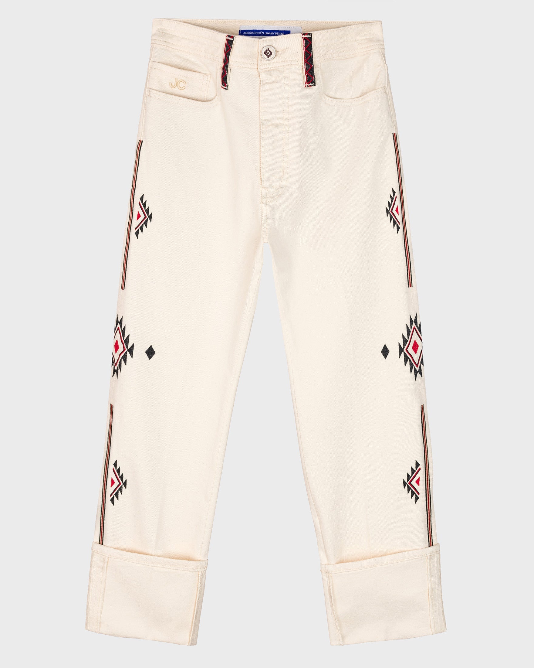 JANE ECRU STRETCH BULL JEANS