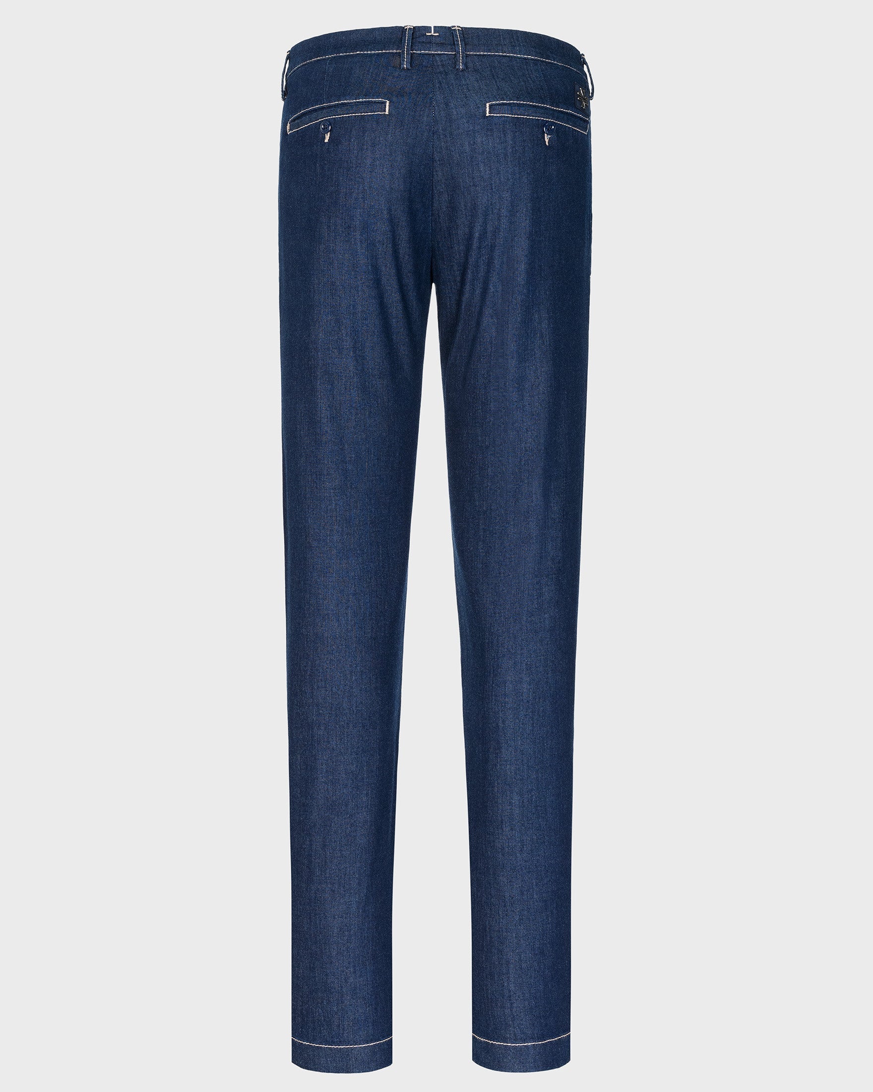 BOBBY PANTS DARK BLUE DENIM STRETCH