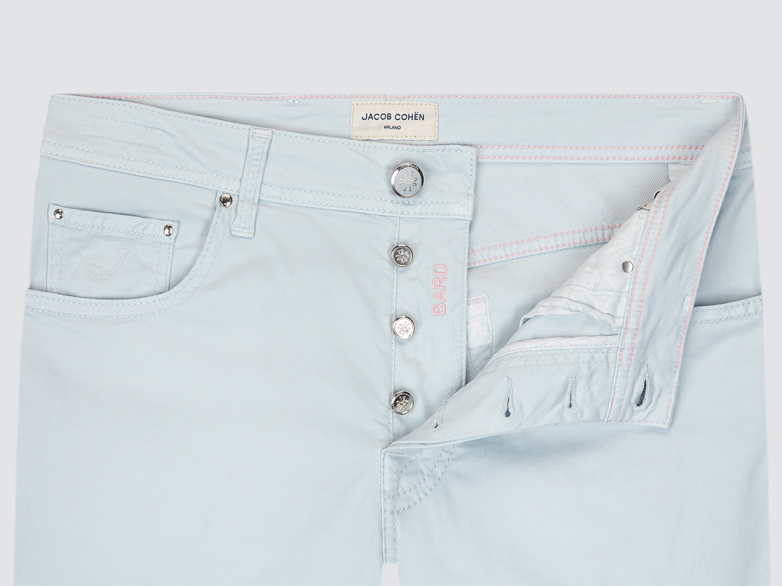 Bard Pants Sky Blue Stretch Twill