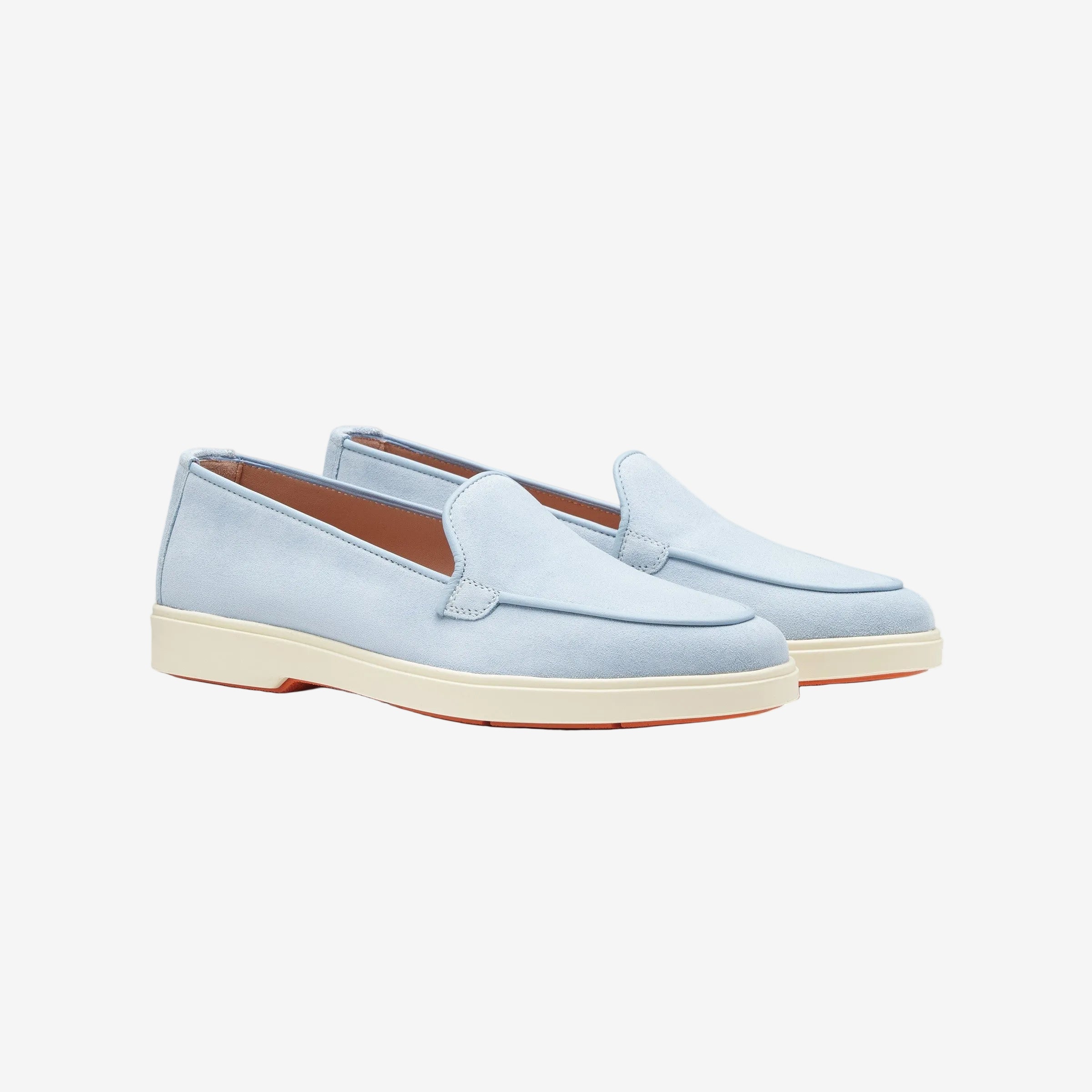 Light Blue Suede Loafer