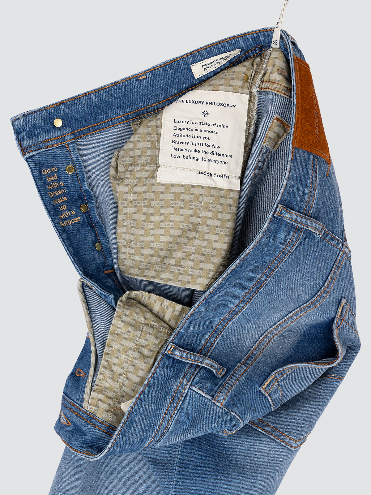 Bard Jeans van Middelblauw Superstretch Denim