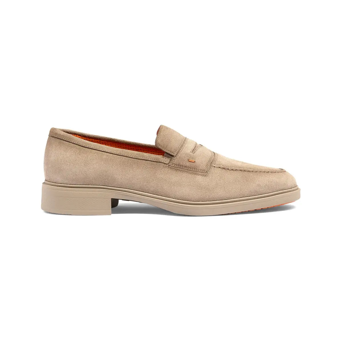 Beiger Easy-Loafer Wildleder