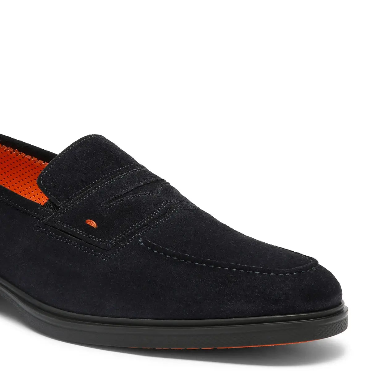 Blauw suède Easy loafer