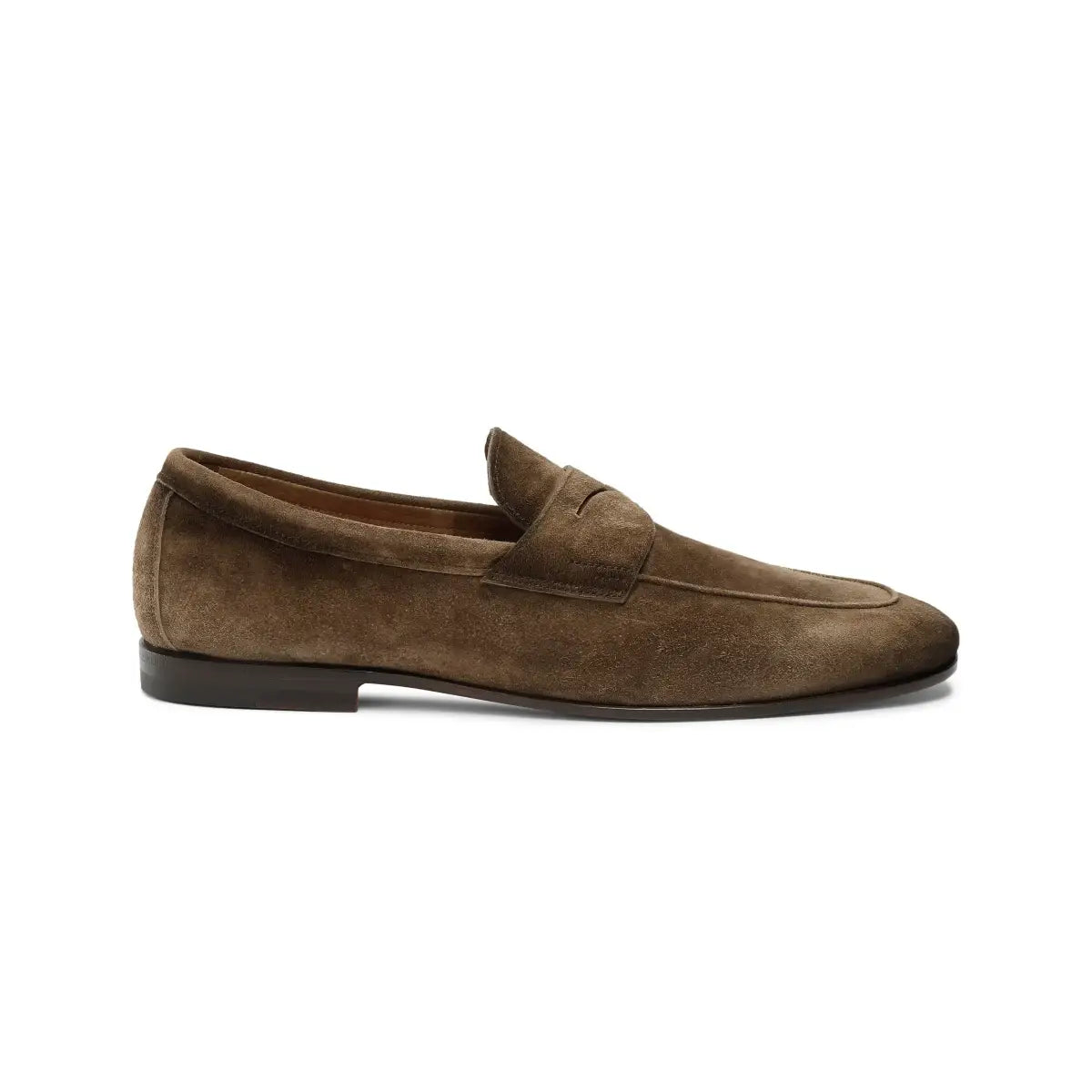 Mocassin Carlo suede marron clair