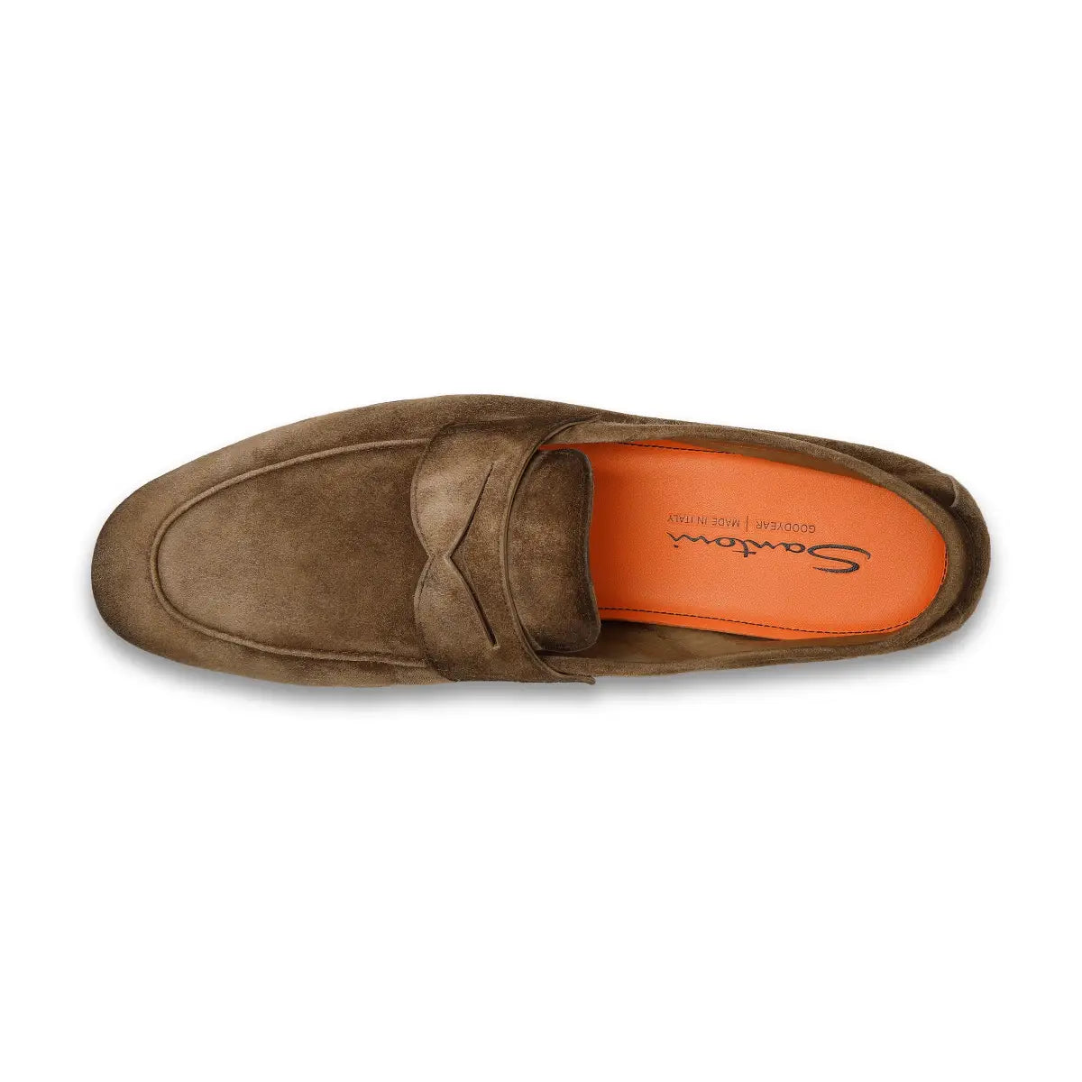 Hellbrauner Carlo-Loafer Wildleder