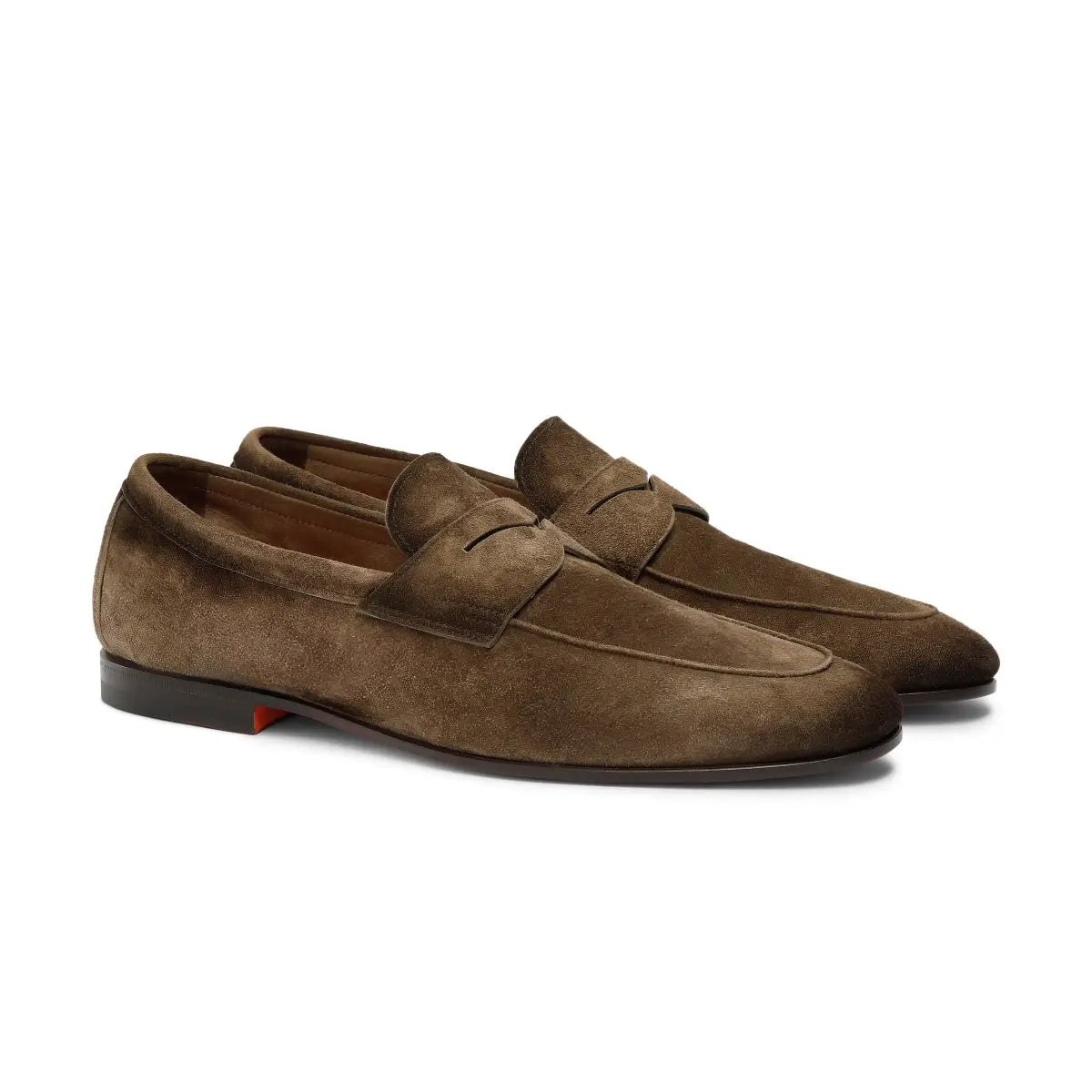 Hellbrauner Carlo-Loafer Wildleder