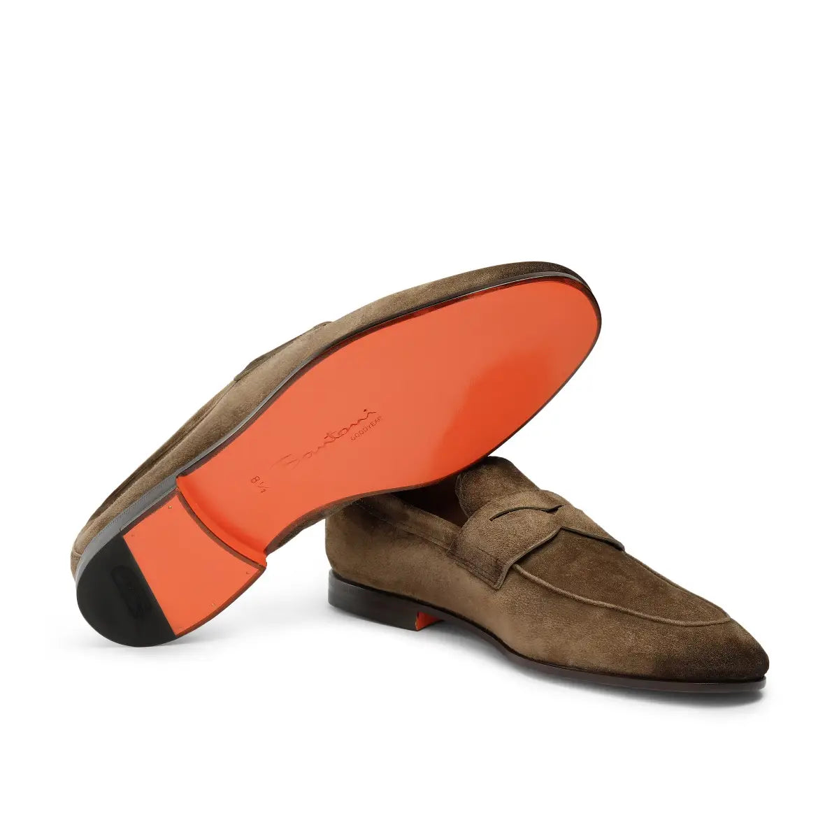 Hellbrauner Carlo-Loafer Wildleder