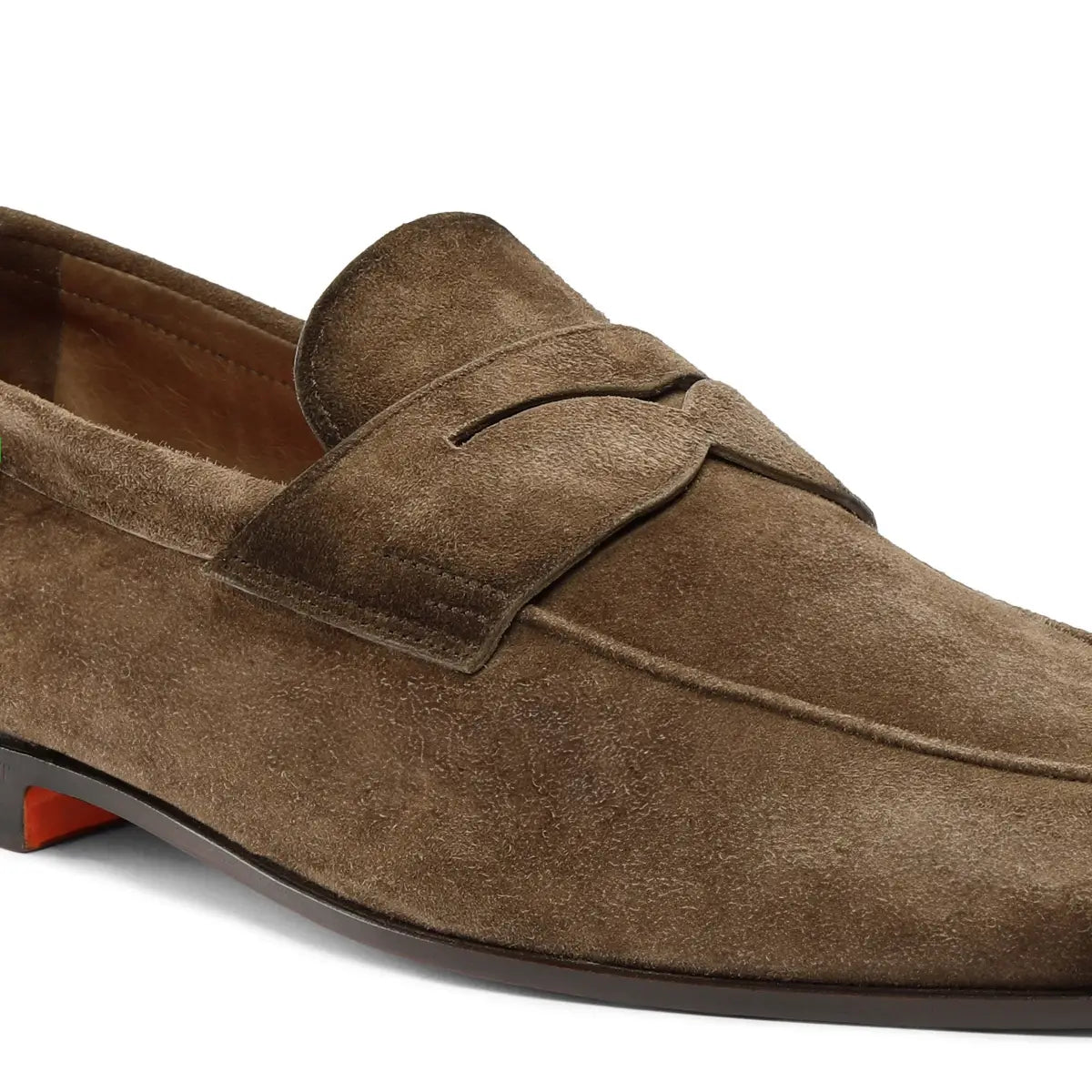 Light brown suede Carlo loafer