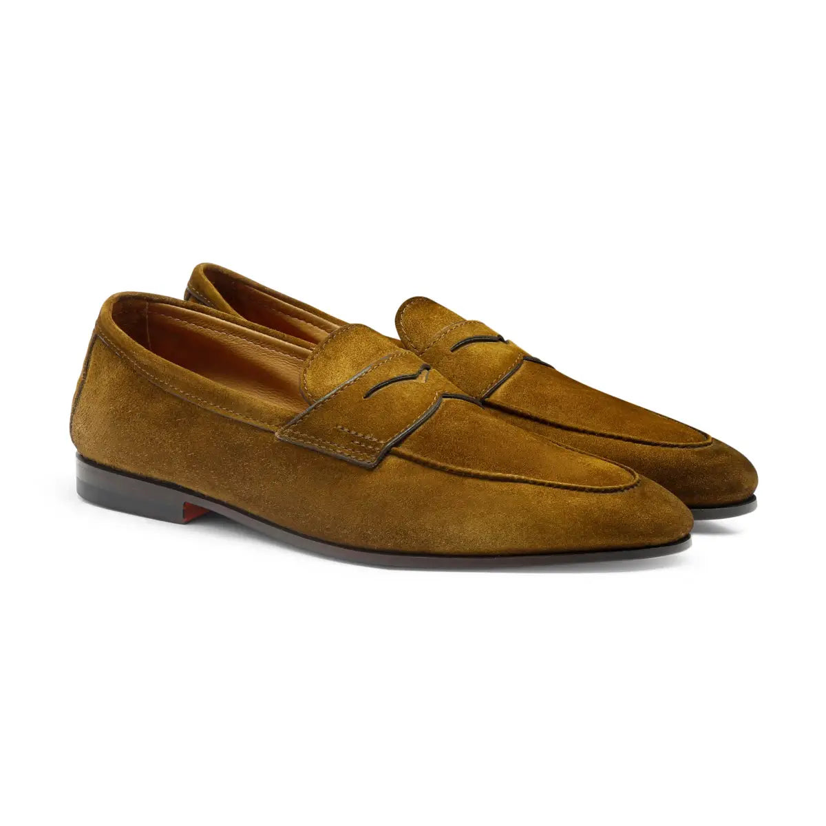 Mocassin Carlo suede vert