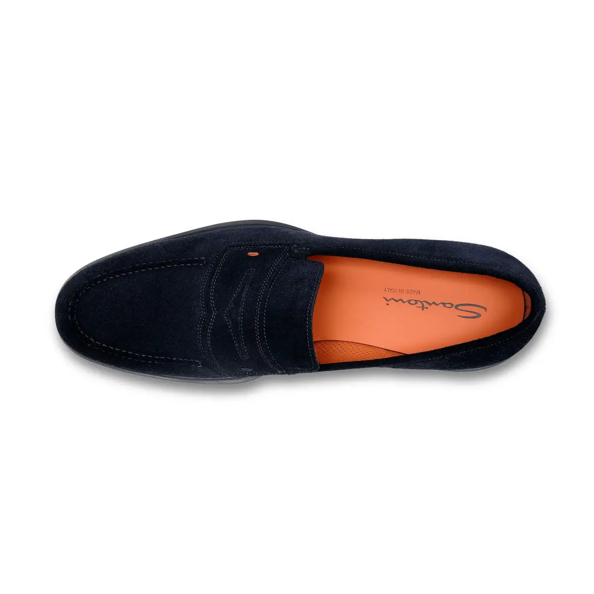 Blauw suède Easy loafer