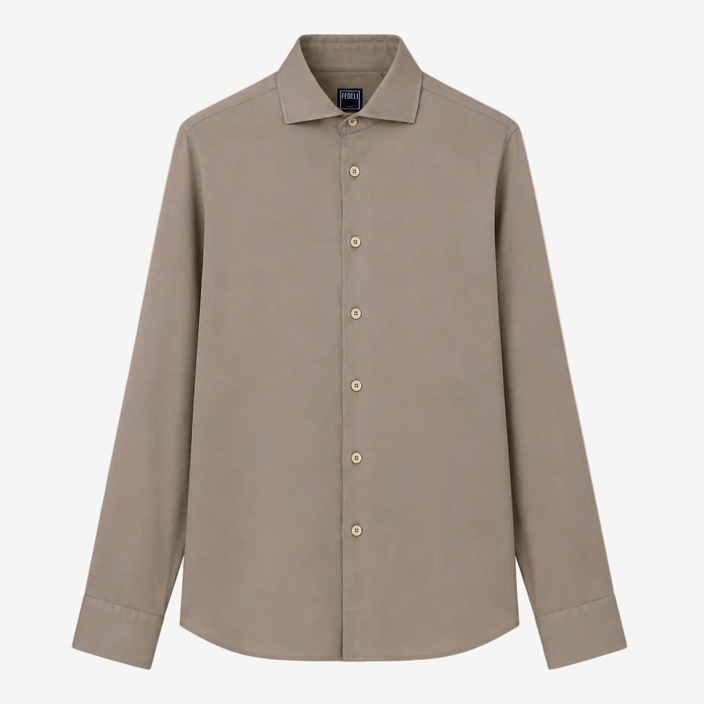 Sean Greige Cotton Voile Shirt