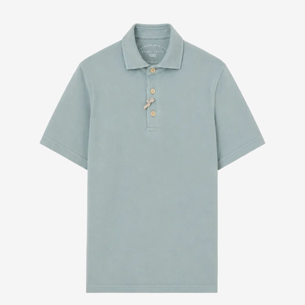 Zero Giza Organic Cotton Light Green Polo