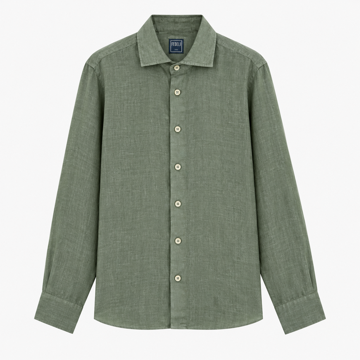 Nick Light Green Linen Shirt