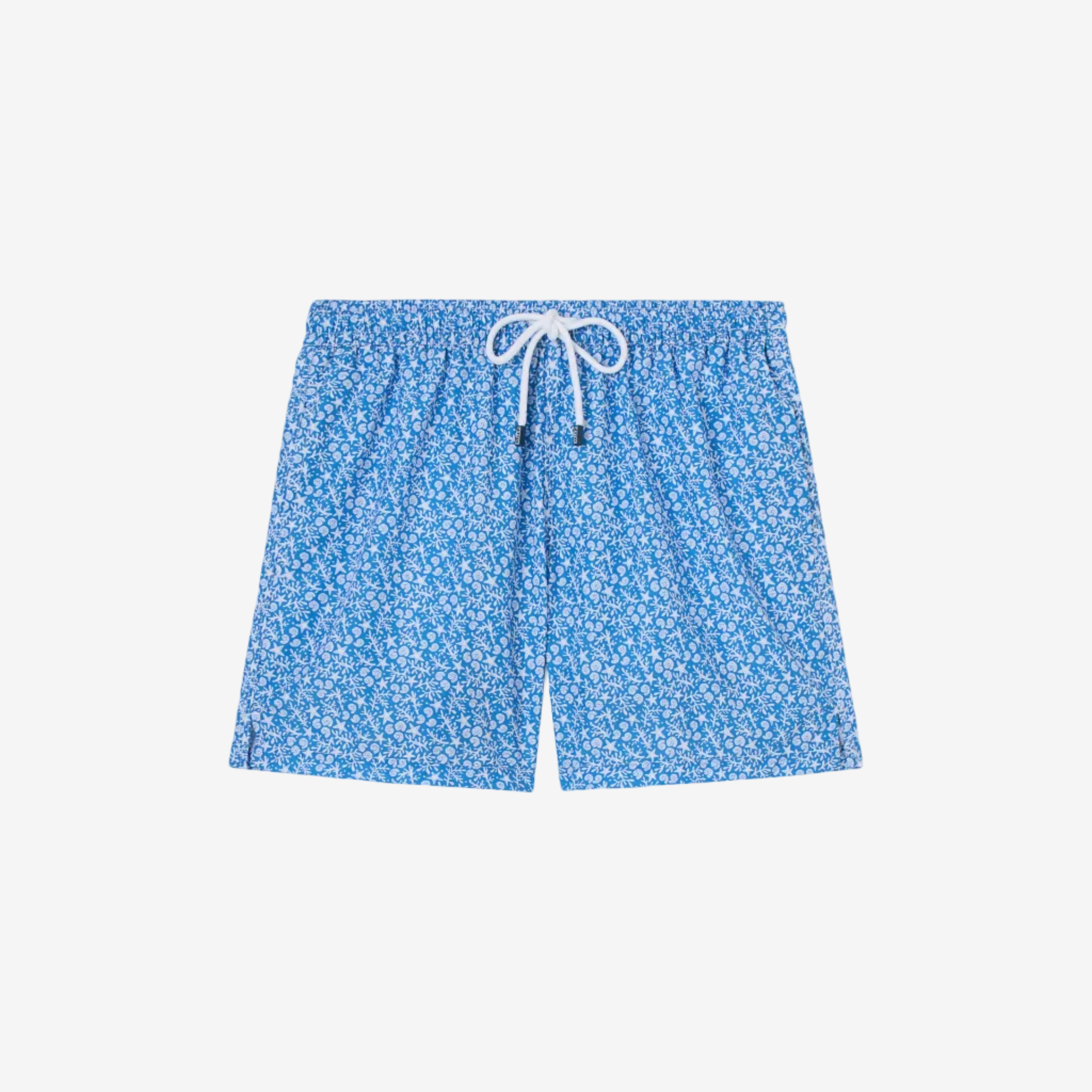 Madeira Sustainable Swim Trunk Blue Sealife Pattern