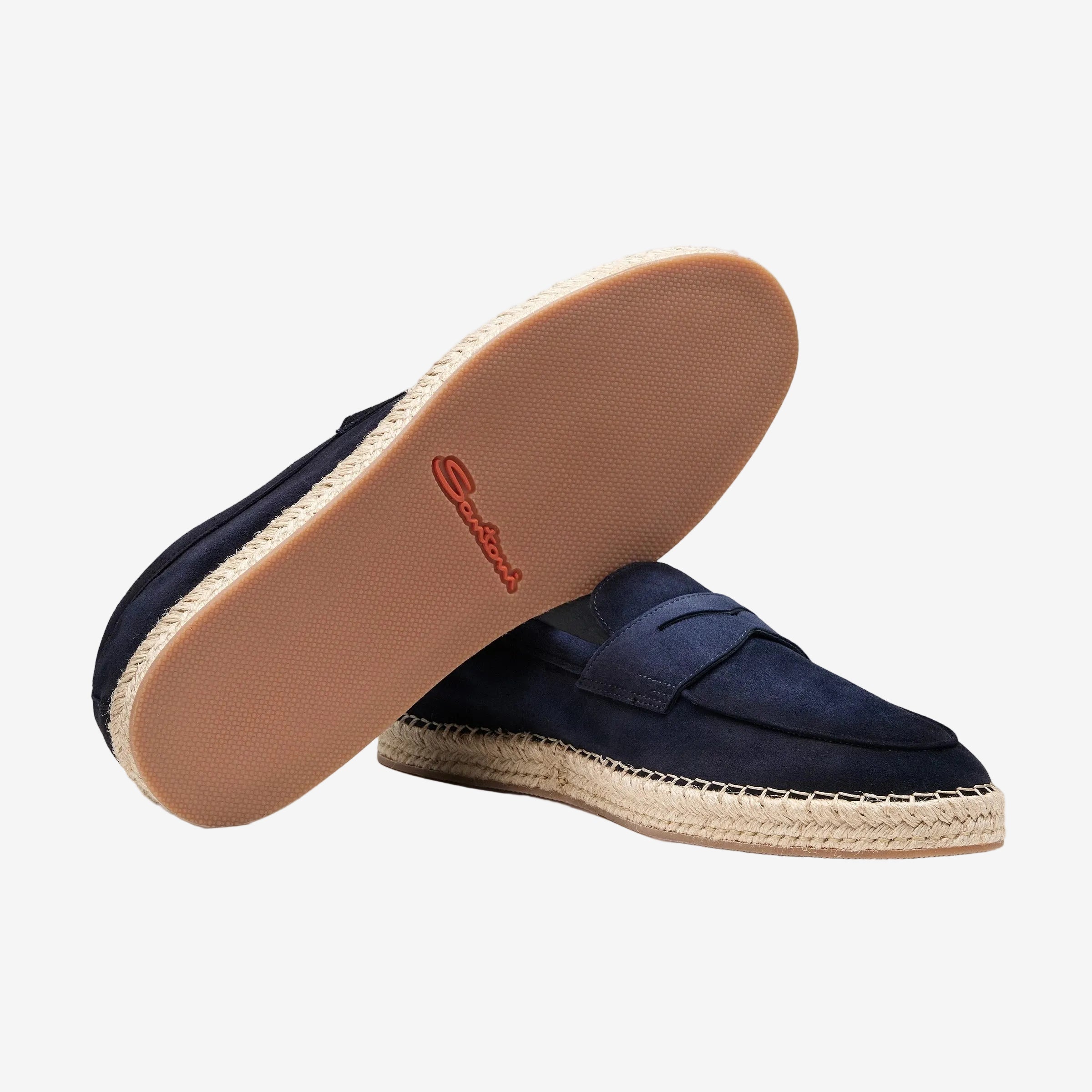 Alpargatas de Ante Azul Oscuro