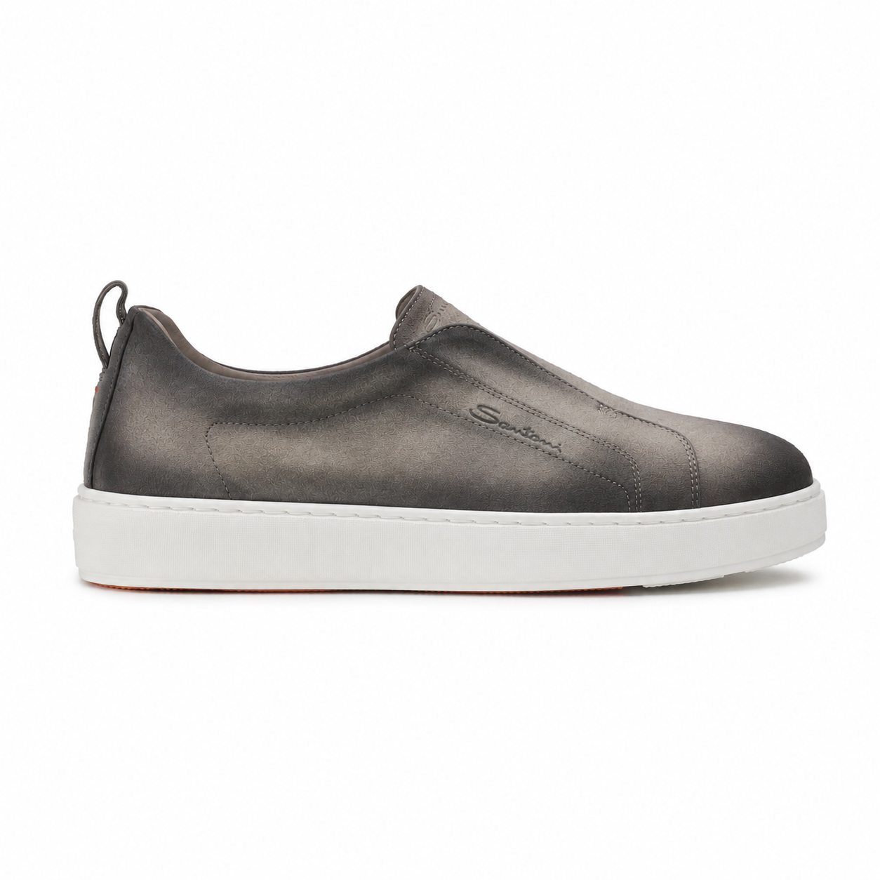 Light Grey Seta Suede Slip-on Sneakers