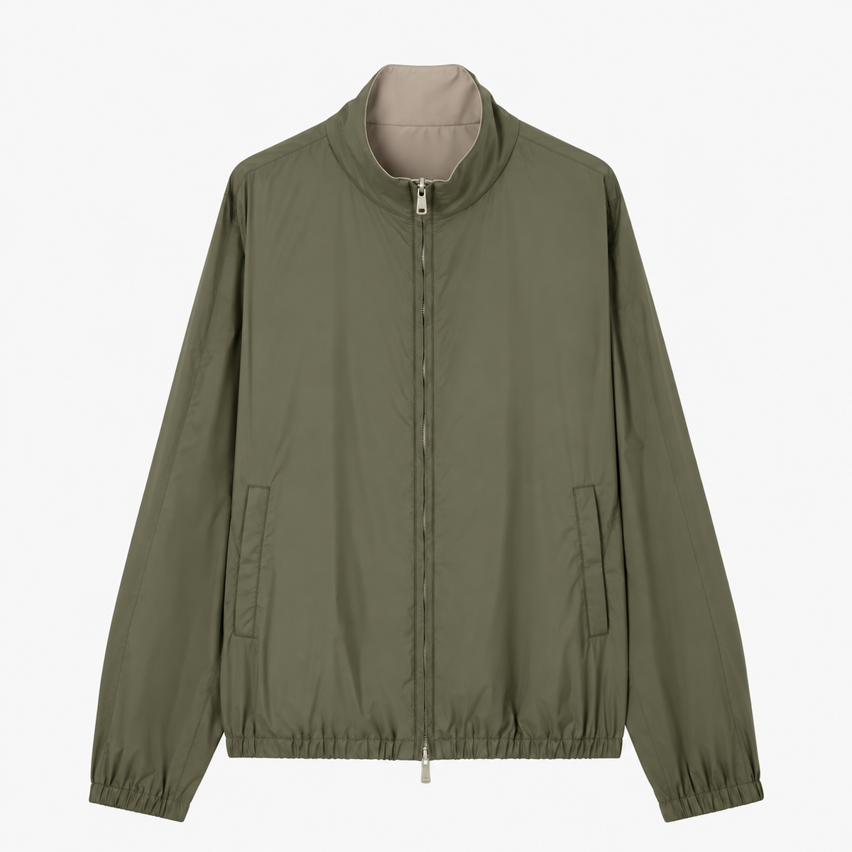 Green & Beige Airstop Jacket - Reversible