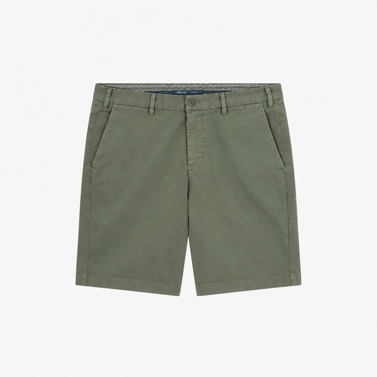 Pantalones cortos chinos Old Moon de algodón, verde