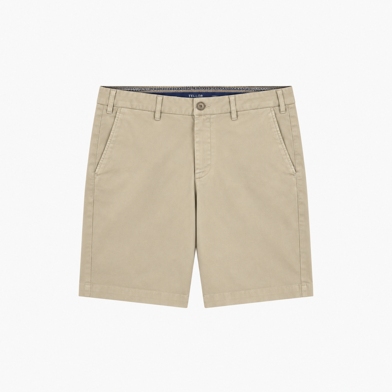 Moon Beige Cotton Old Chino Shorts