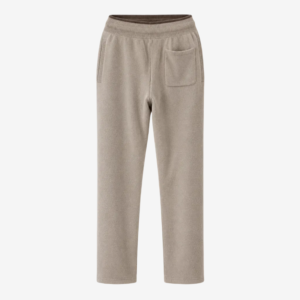 Beige Davis Cashmere Knit Pants