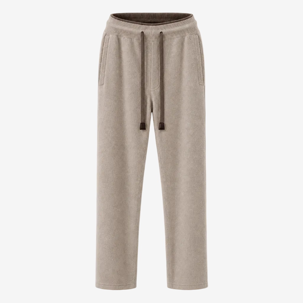 Beige Davis Cashmere Knit Pants