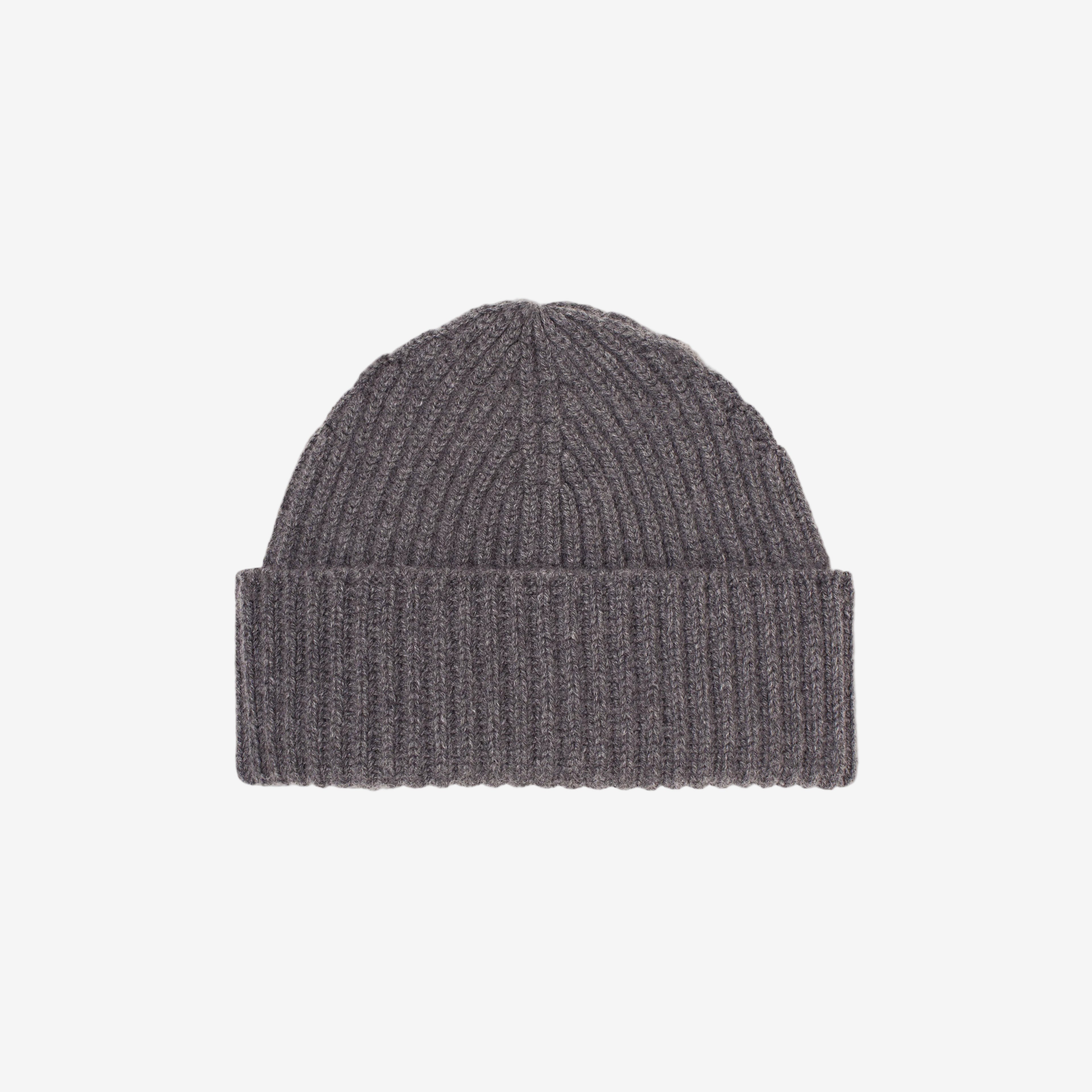 Stone Grey Alfredo Cashmere Beanie