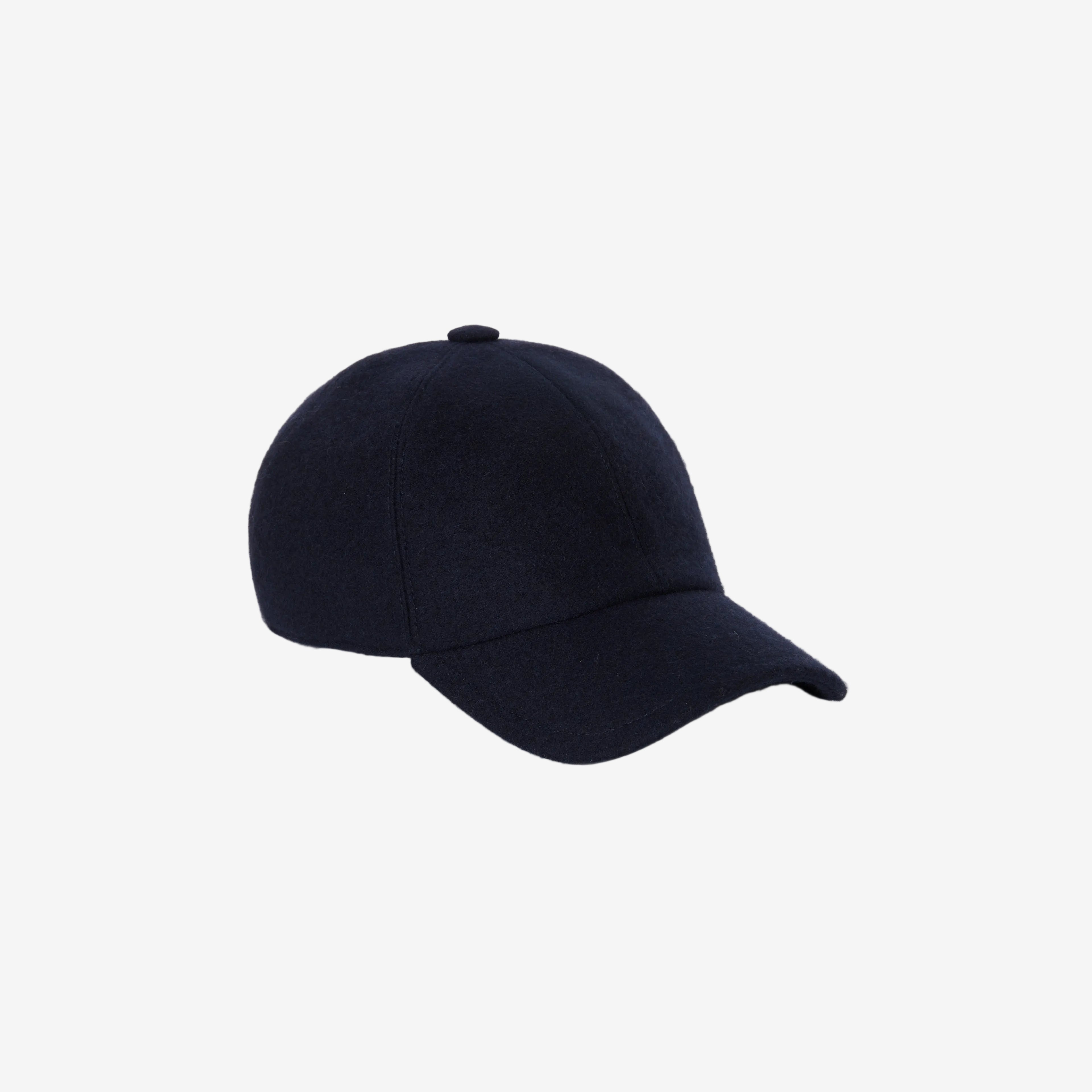Dark Blue Land Cashmere Felt Cap