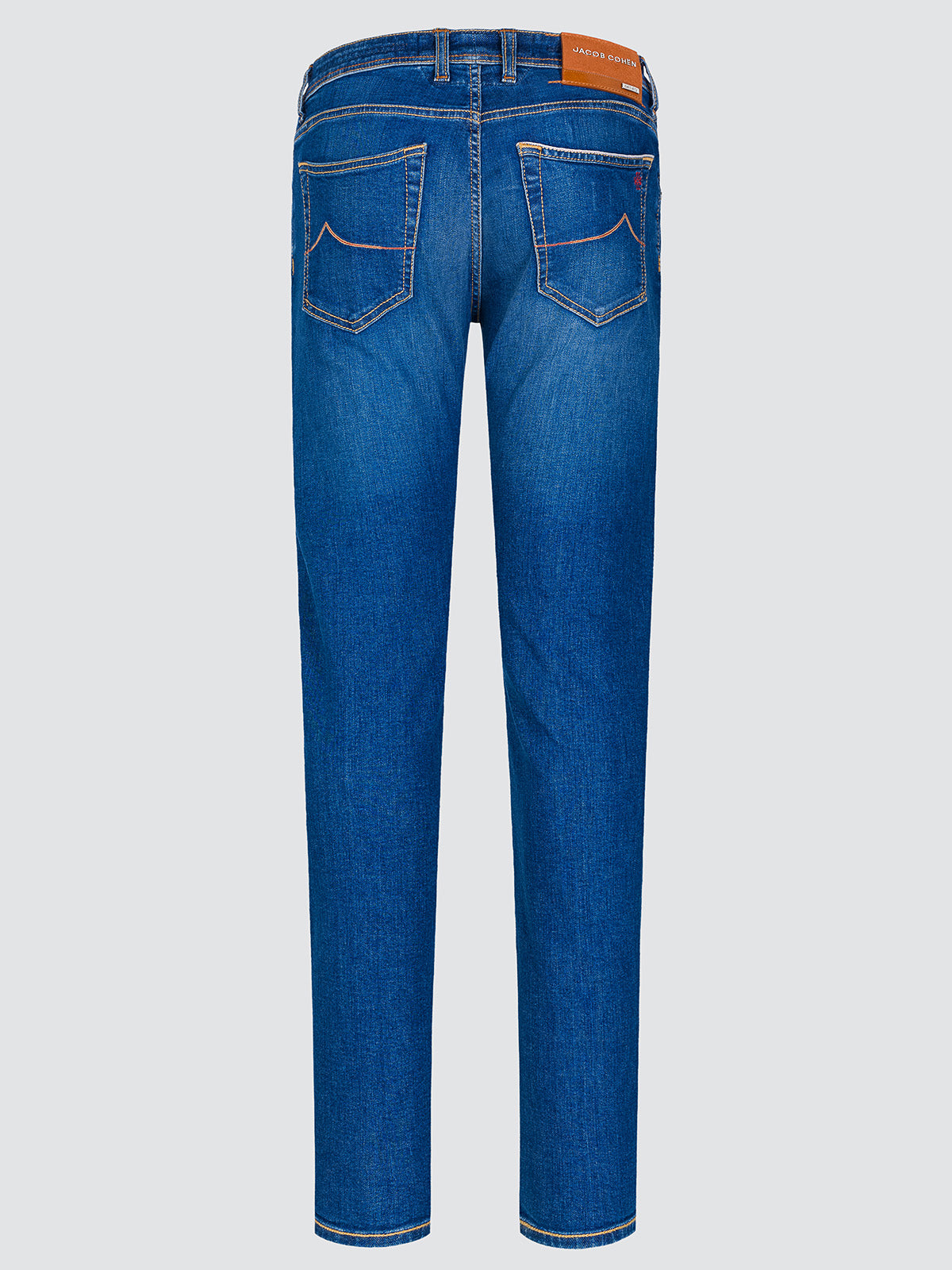 Nick Limited Edition Light Blue Selvedge Stretch Denim Jeans with Silver Hardware