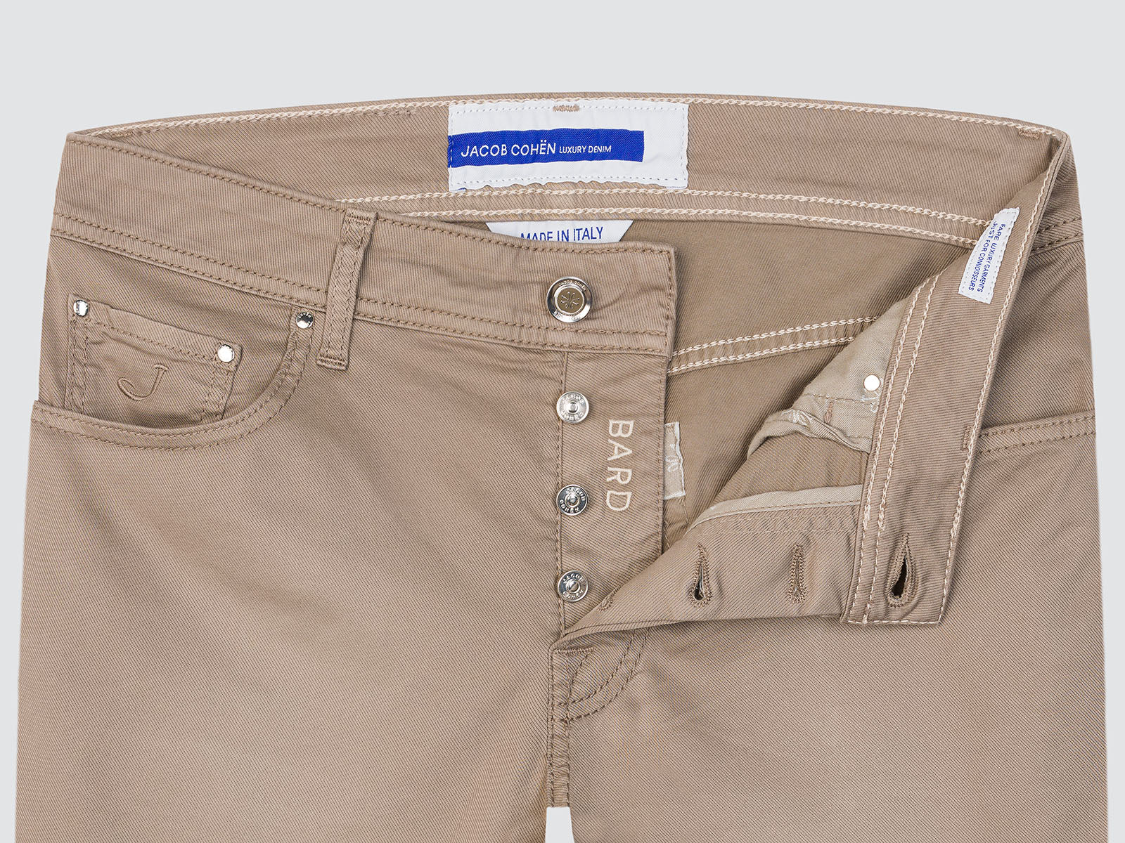 Bard Pants in Cotton Lyocell Elephant Brown