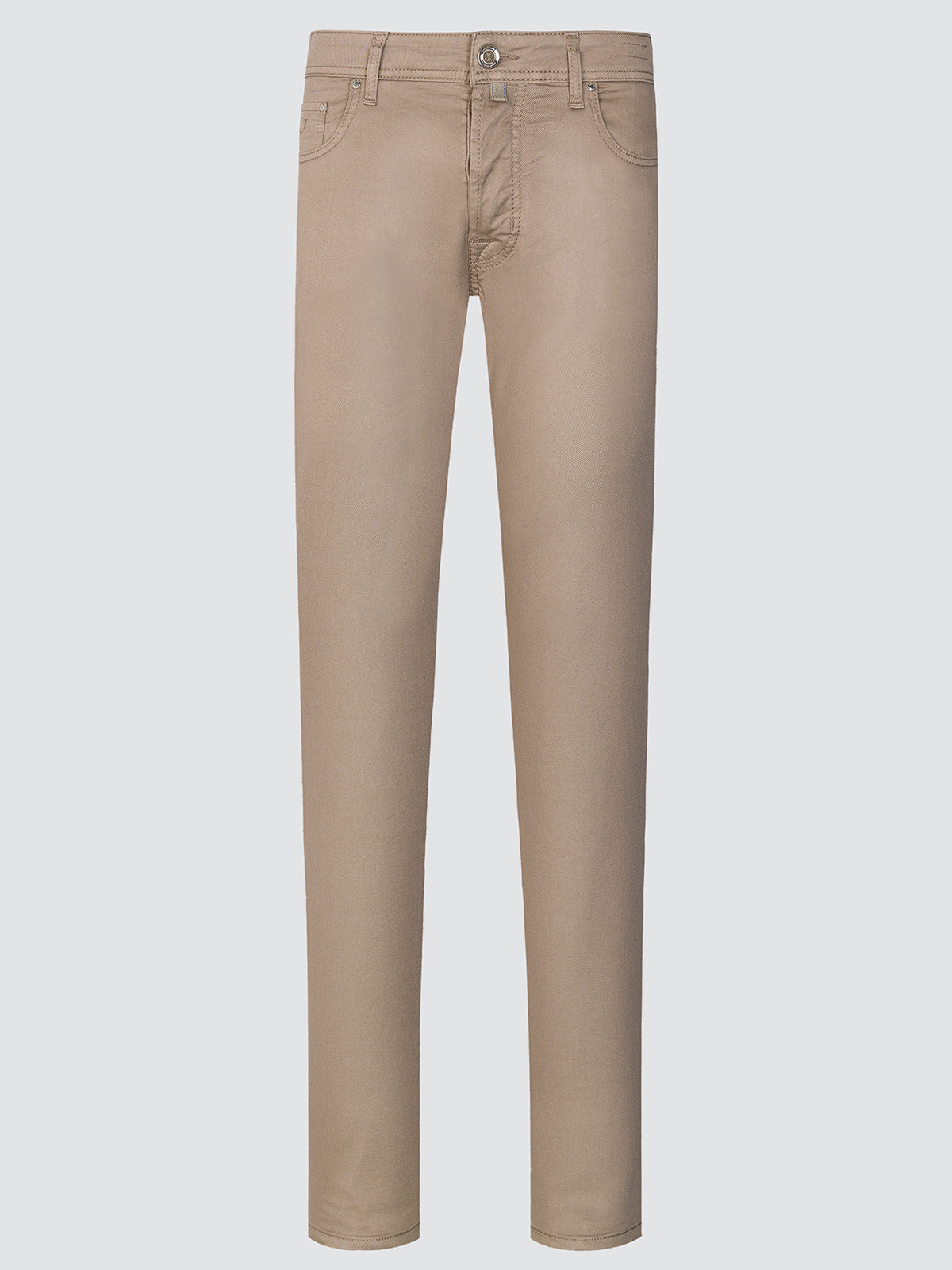 Pantalon Bard en Coton Lyocell Marron Éléphant