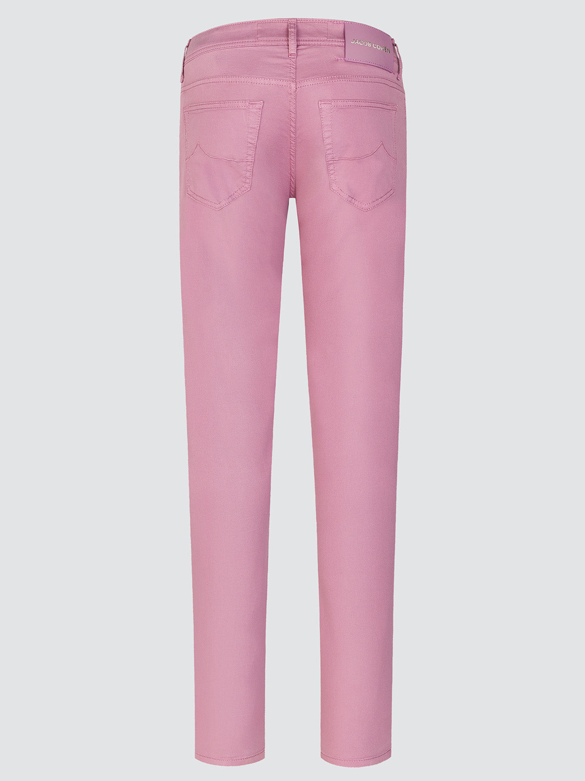 Pantalones Bard de Algodón y Lyocell Frambuesa