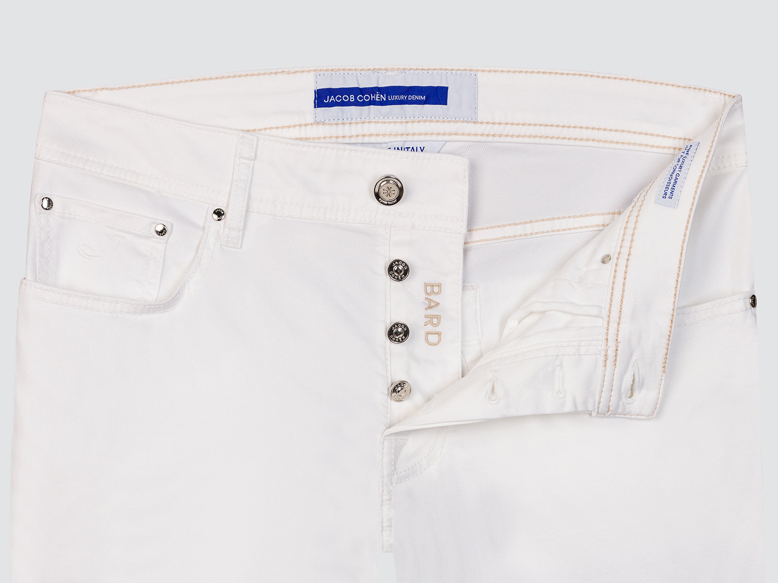 Bard Pants Cotton and Lyocell White