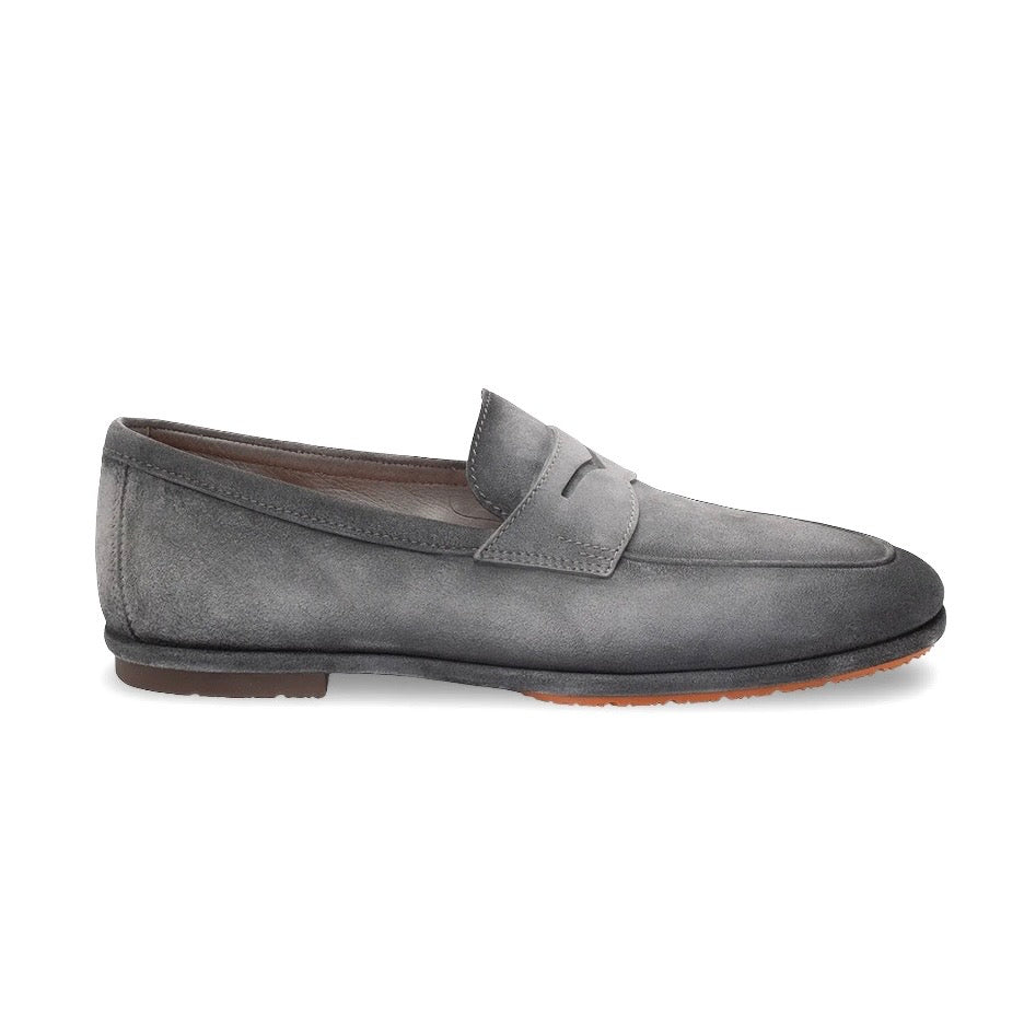 Light Blue Suede Carlo Driver Loafer