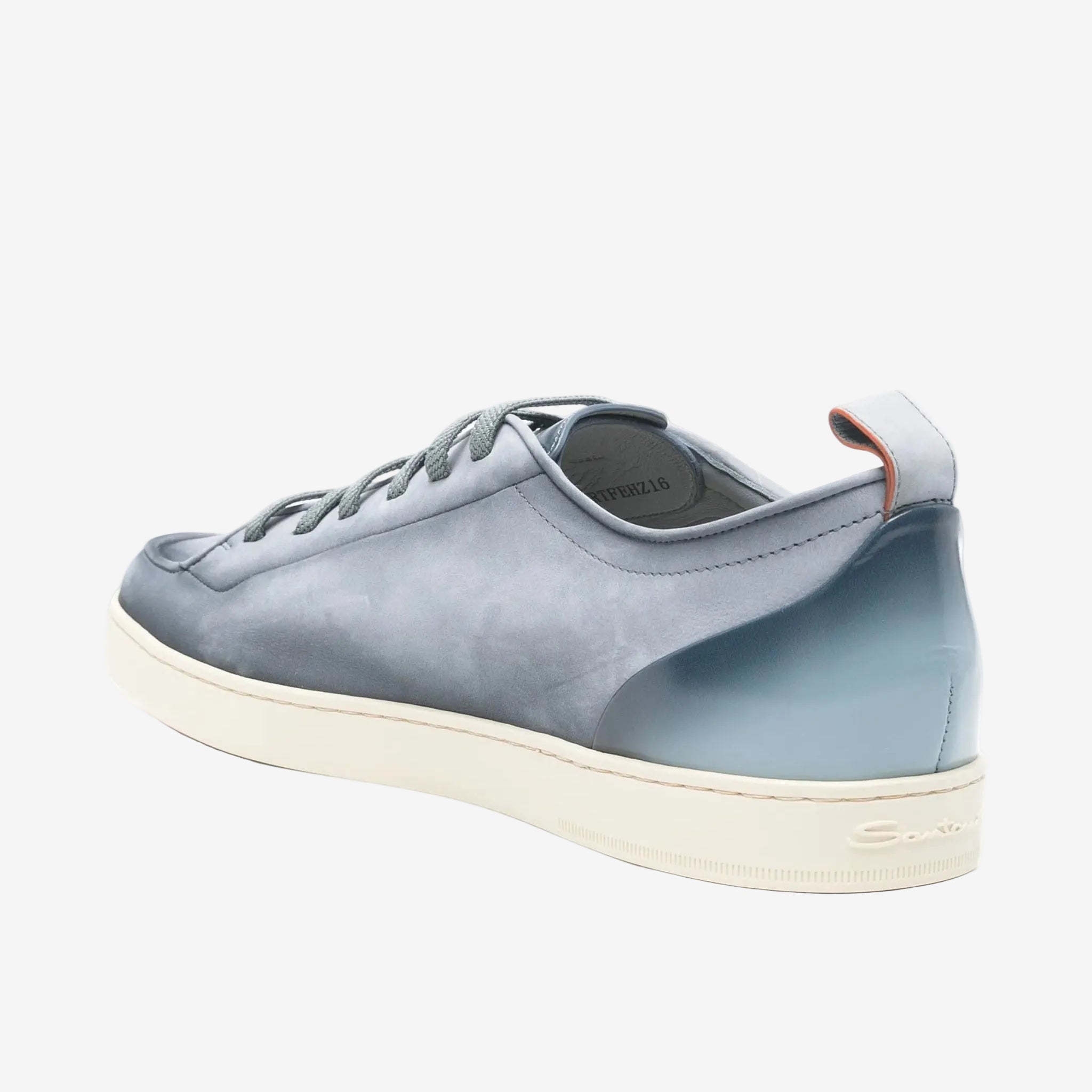 Hellblaue Monte Carlo Nubuk Slipper