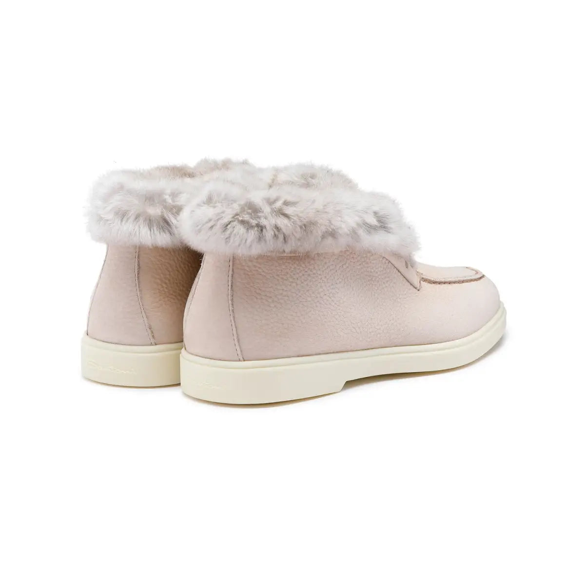 Desert Boots Femme Fourré Suede Rose