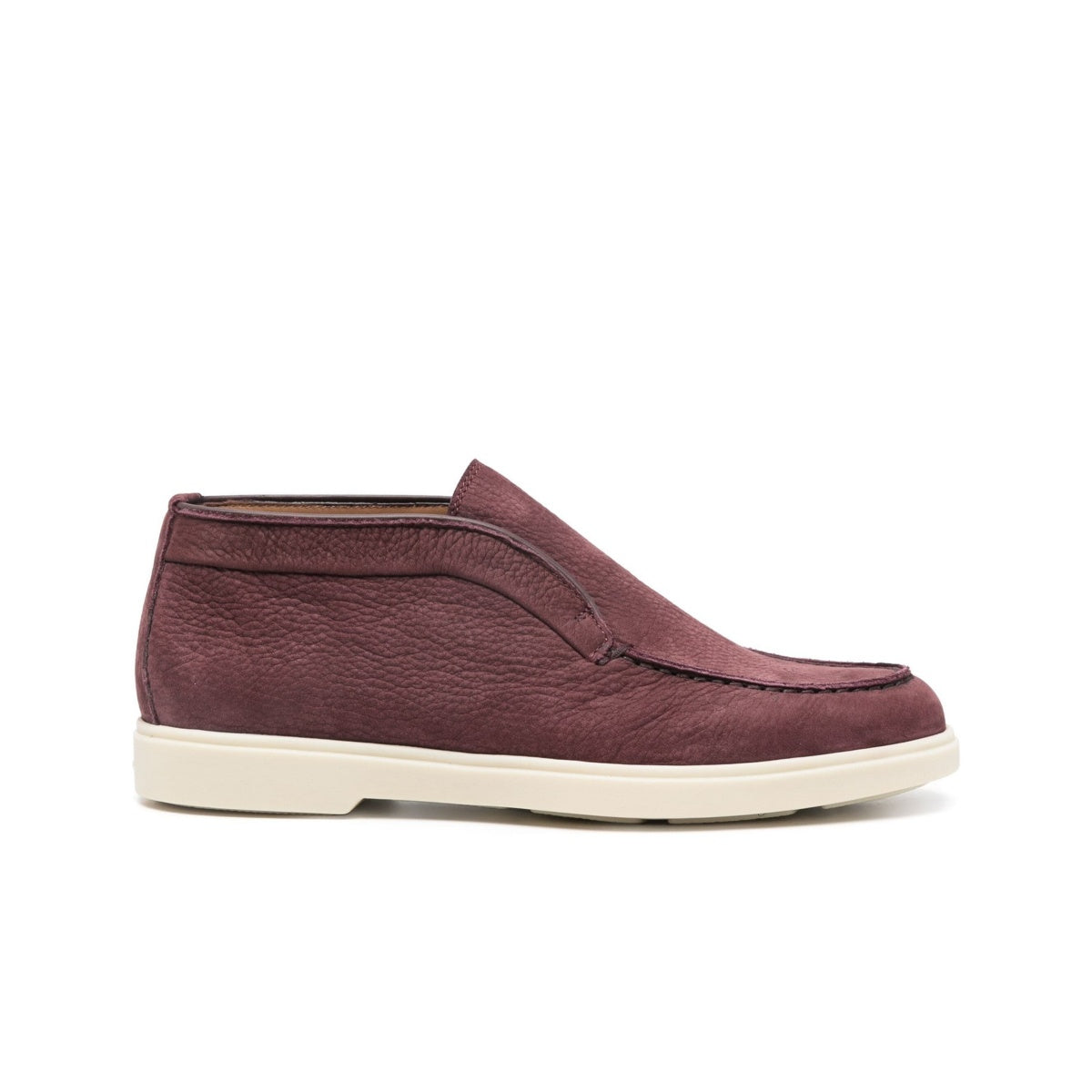 Burgundy Nubuck Desert Boots