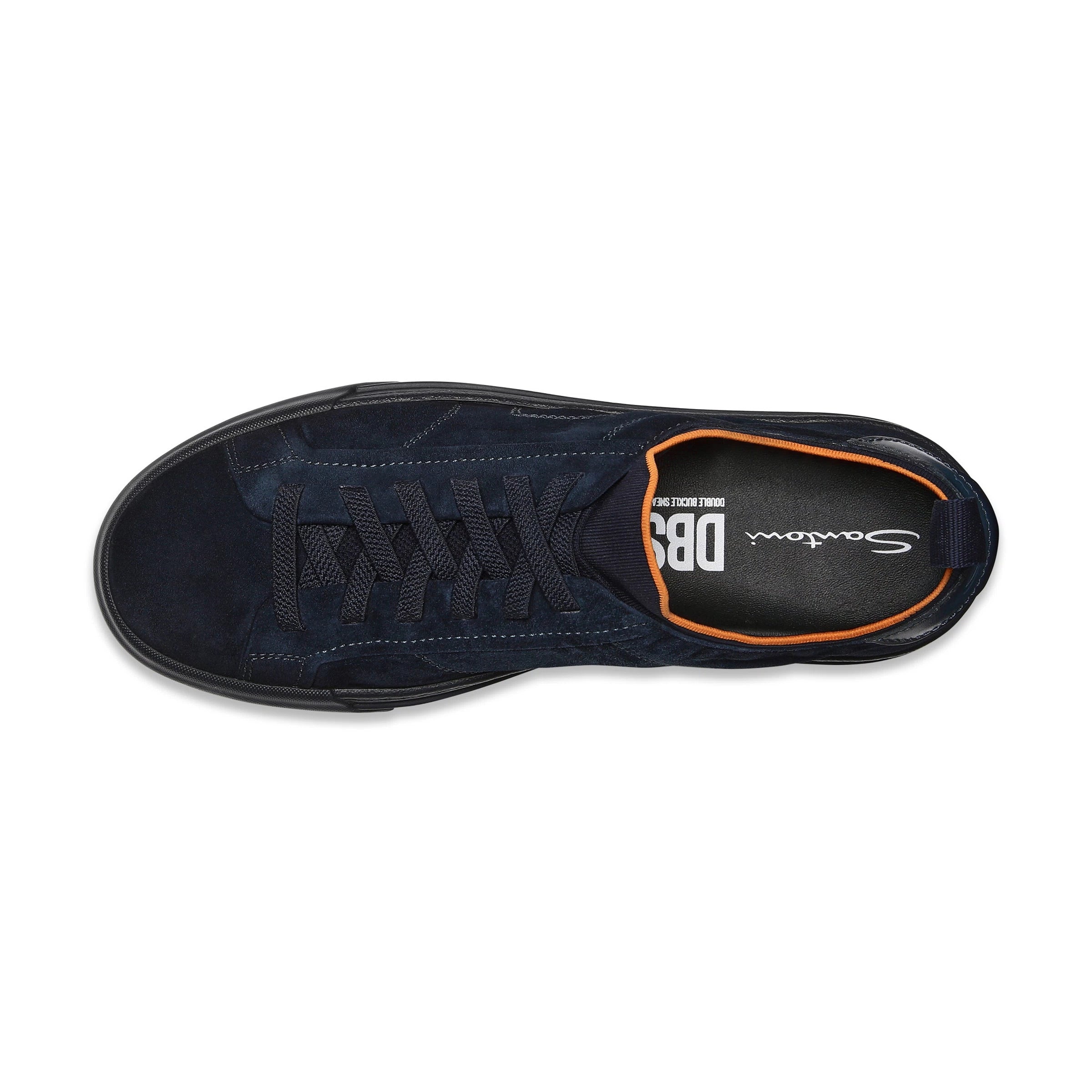 Dunkelblau Slip-On-Sneaker Wildleder